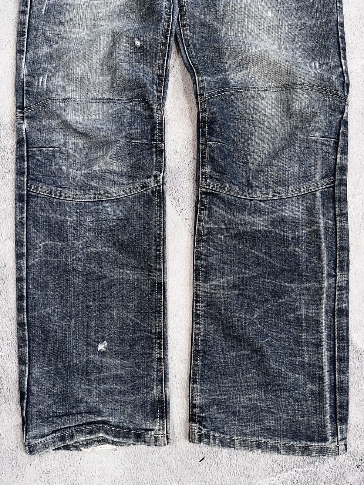 Vintage Vintage Y2K baggy ripped unisex denim low rise jeans Size US 30 / EU 46 - 3 Thumbnail
