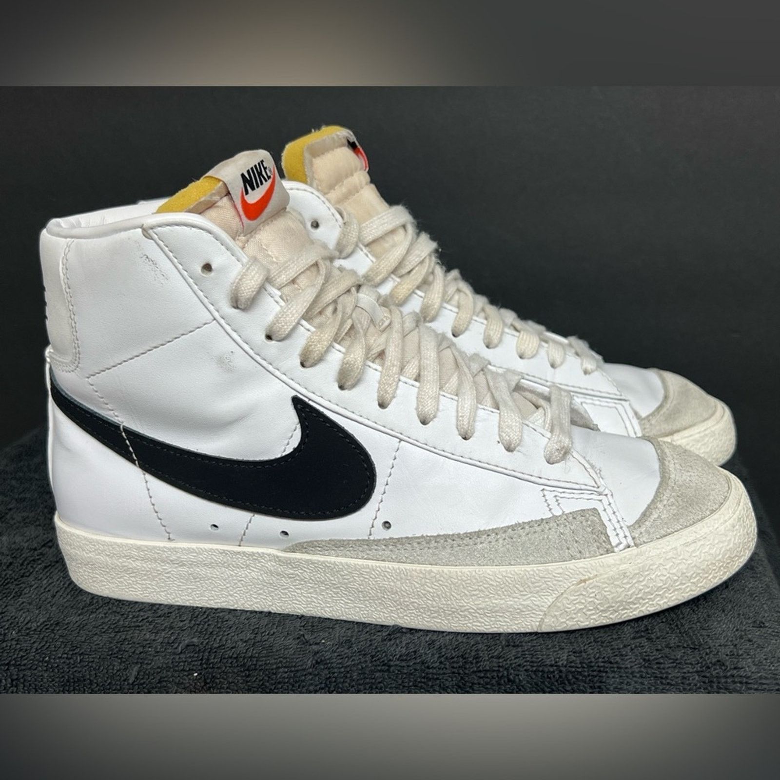 Nike Nike Blazer Mid 77 White Black CZ1055-100 Womens Size 7.5 Size US 7.5 / IT 37.5 - 2 Thumbnail