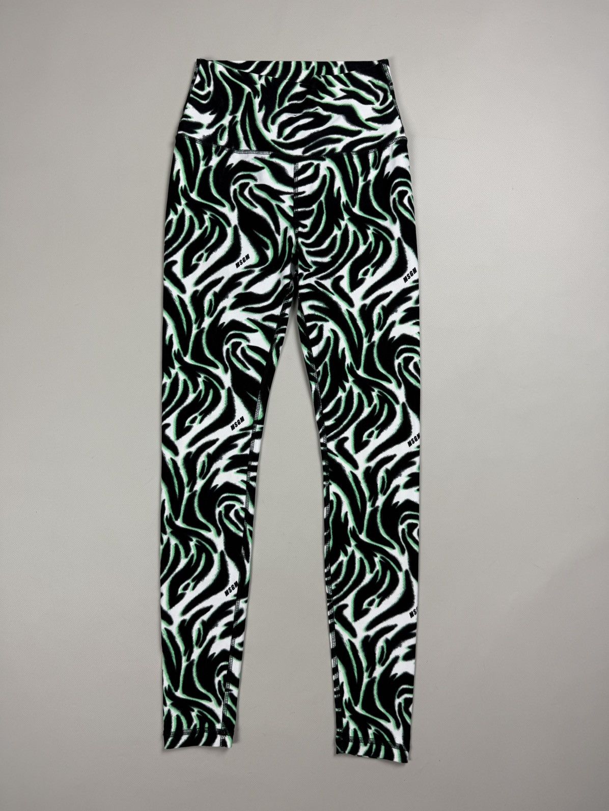 MSGM MSGM Ladies Patterned Leggins Tights Pants Size ~ S Size 28" / US 6 / IT 42 - 1 Thumbnail