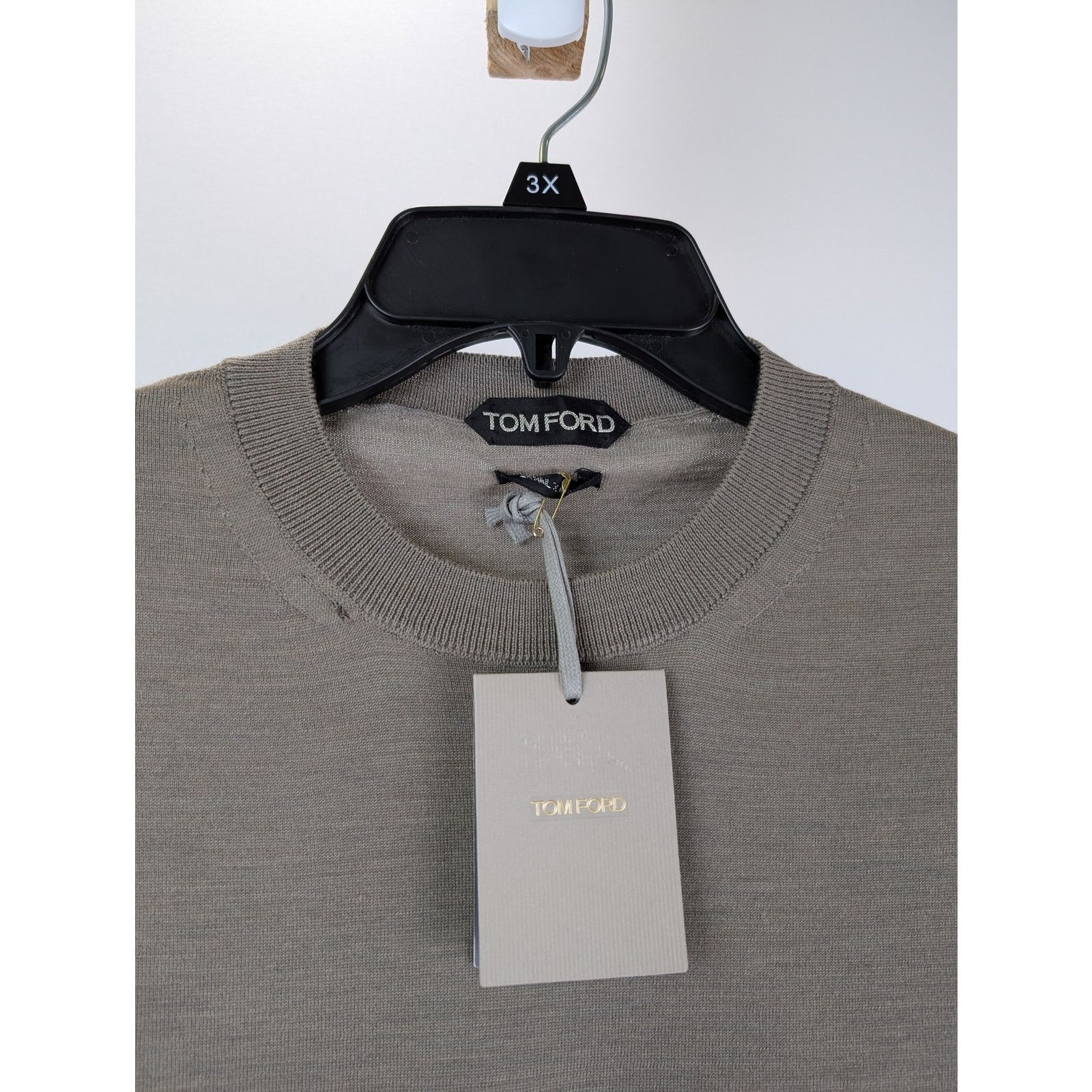Tom Ford o1rshd1 Knitwear Sweatshirt in Grey Size US M / EU 48-50 / 2 - 5 Thumbnail