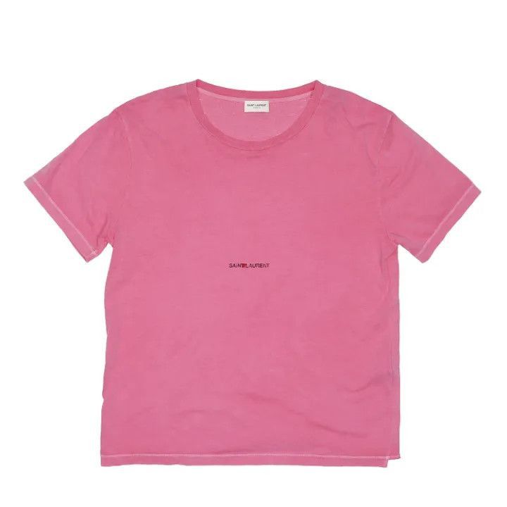 Saint Laurent Paris Yves Saint Laurent Pink Short Sleeve T-shirt-2507 Size US M / EU 48-50 / 2 - 7 Thumbnail