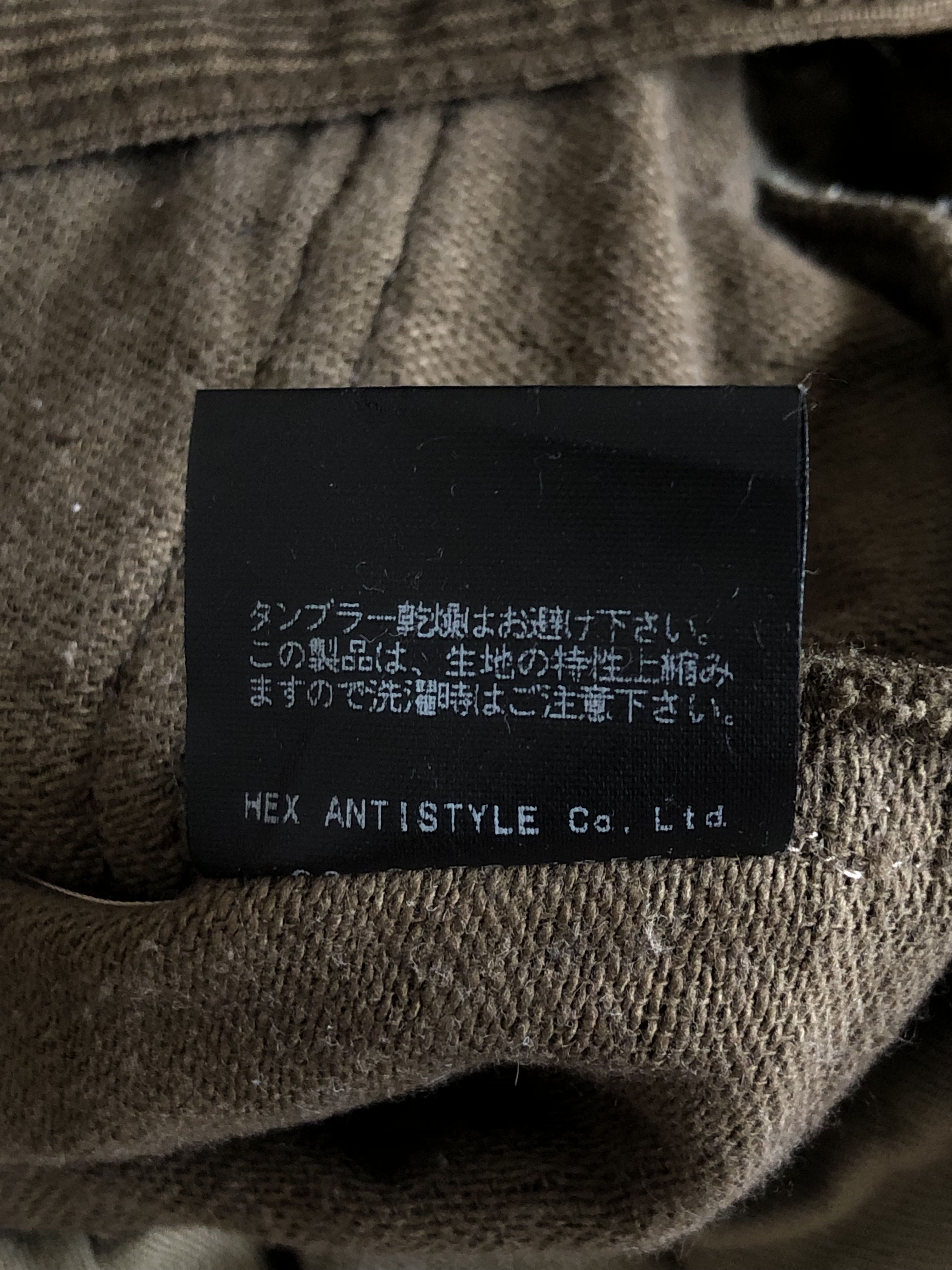 Hex Antistyle RARE🔥JAPAN HEX ANTI STYLE BONDAGE CARGO CORDUROY PANTS Size US 36 / EU 52 - 11 Thumbnail