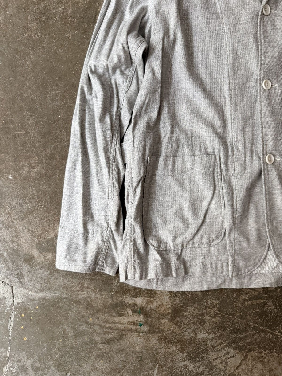 Engineered Garments Engineered Garments Grey Shirt Jacket Needles Auralee Beams Size US M / EU 48-50 / 2 - 6 Thumbnail