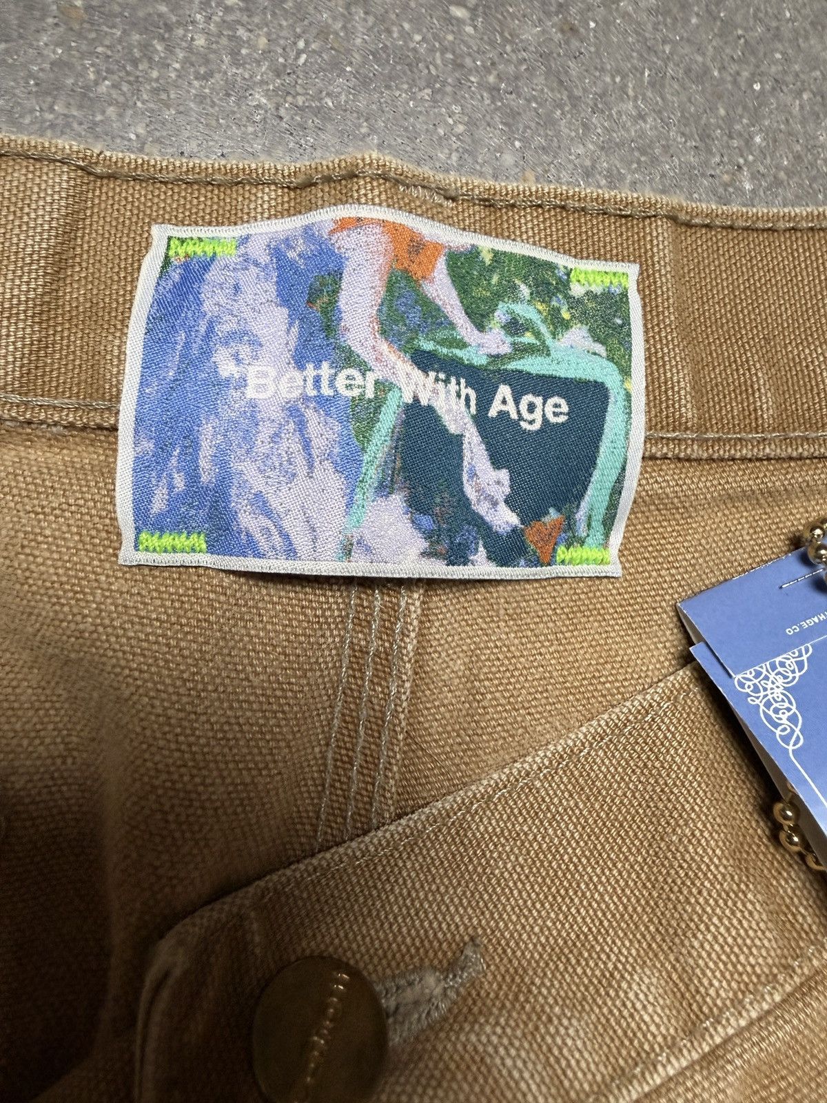 Better With Age Better With Age Knucklehead Double Knee Carhartt Pants Khaki Size US 33 - 4 Thumbnail
