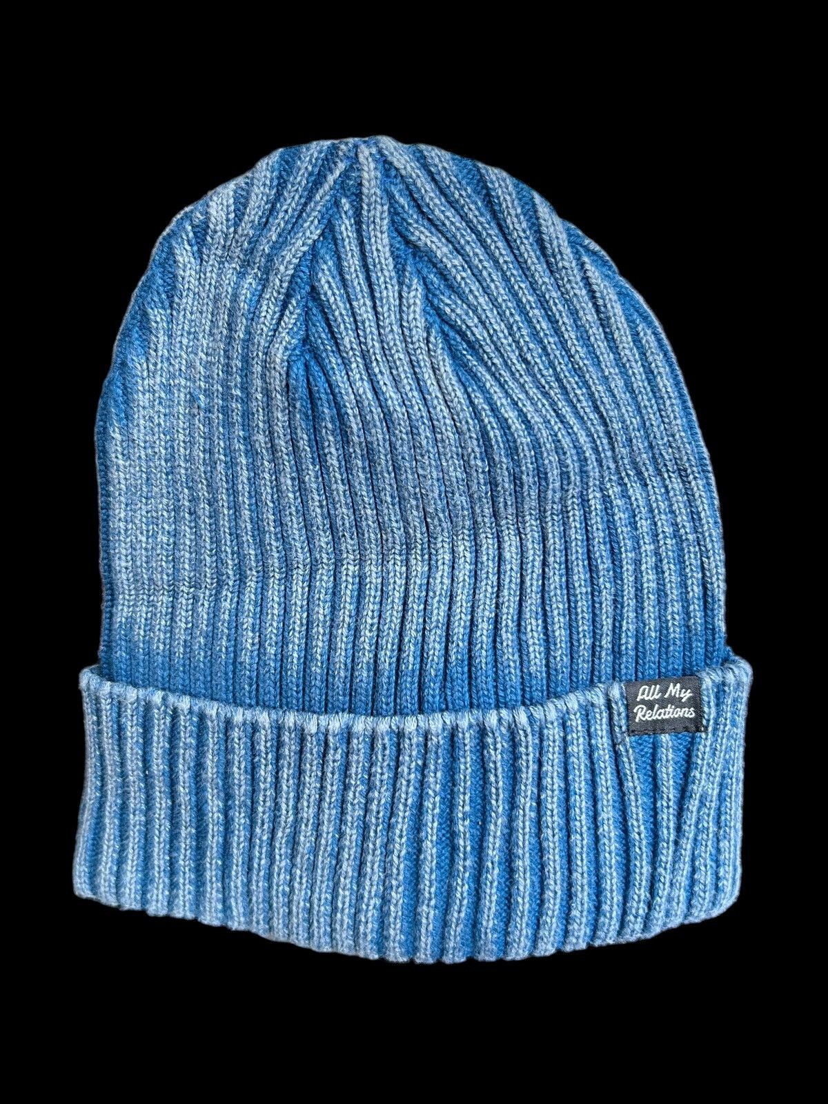Indigo × Japanese Brand × Kapital Japanese Indigo Design Beanie Hats 🎌 Size ONE SIZE - 1 Thumbnail