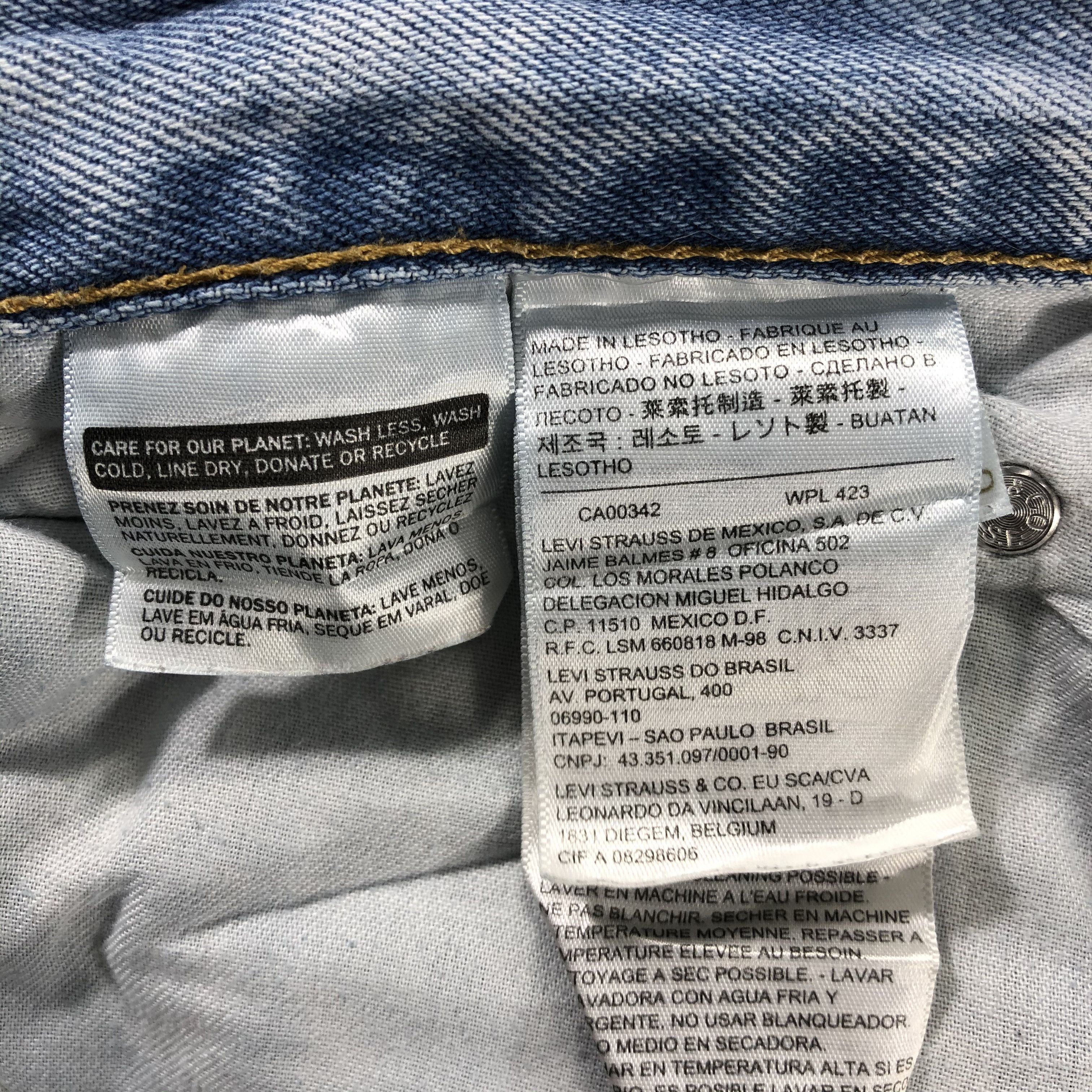 Levi's Vintage Light Wash Levis 550 Jeans-J2448 Size US 36 / EU 52 - 13 Thumbnail