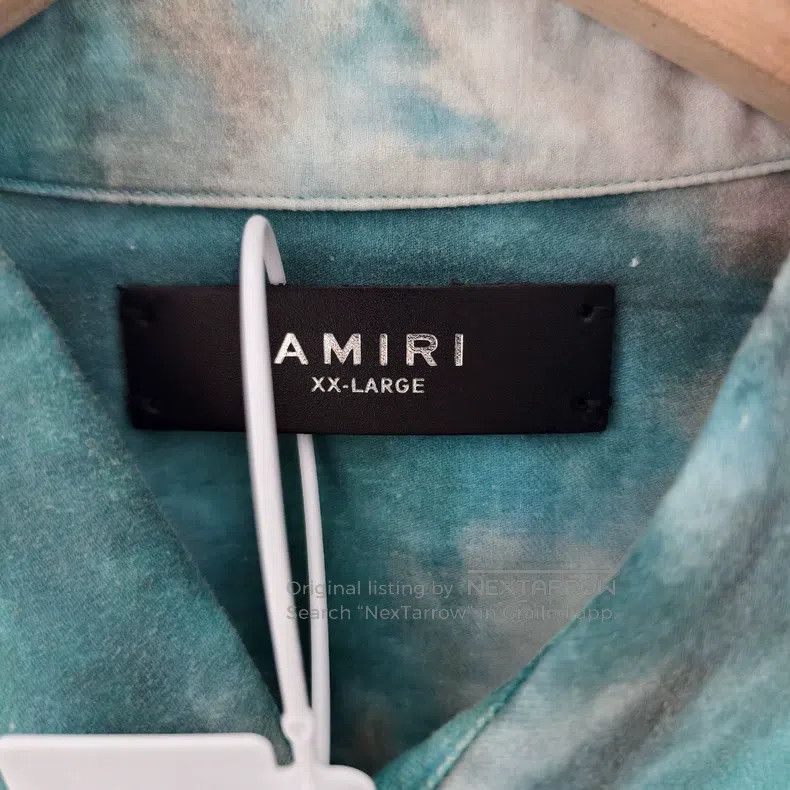 Amiri Amiri Size XXL Dyed green plaid shirt Size US XXL / EU 58 / 5 - 3 Thumbnail