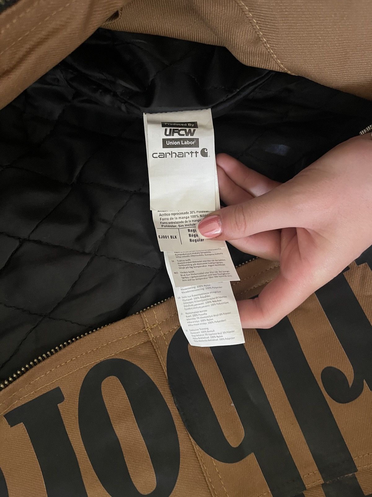 Marlboro CUSTOM Carhartt x Marlboro Rework Duck Canvas Active Jacket Size US M / EU 48-50 / 2 - 4 Thumbnail