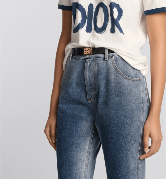 Dior o1w1db10525 Size : OS / B0598U Dior Graffiti Belt in Black Size ONE SIZE - 5 Thumbnail