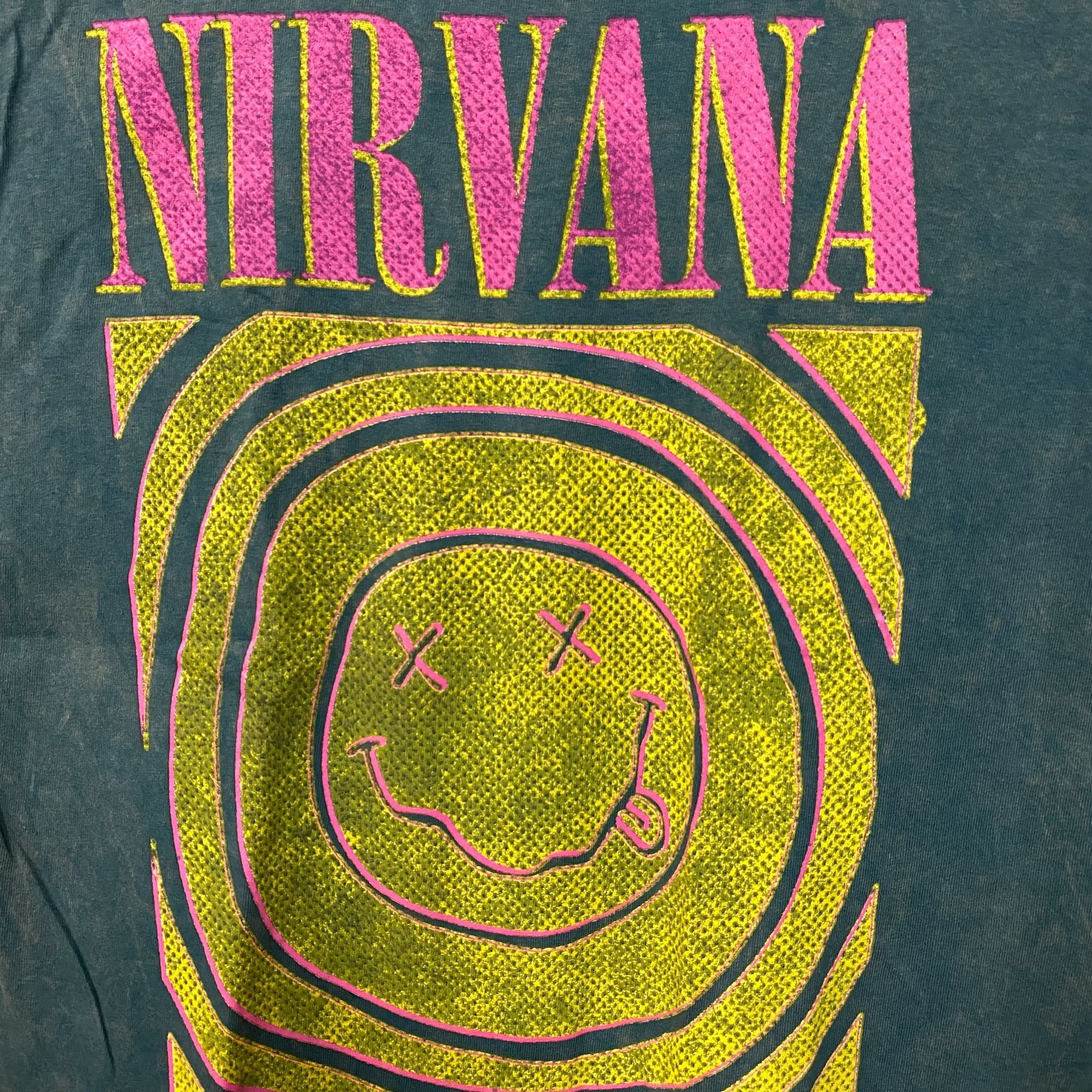 Nirvana Nirvana Nevermind Album Dead Smiley Face Logo T-Shirt Medium Size US M / EU 48-50 / 2 - 2 Thumbnail