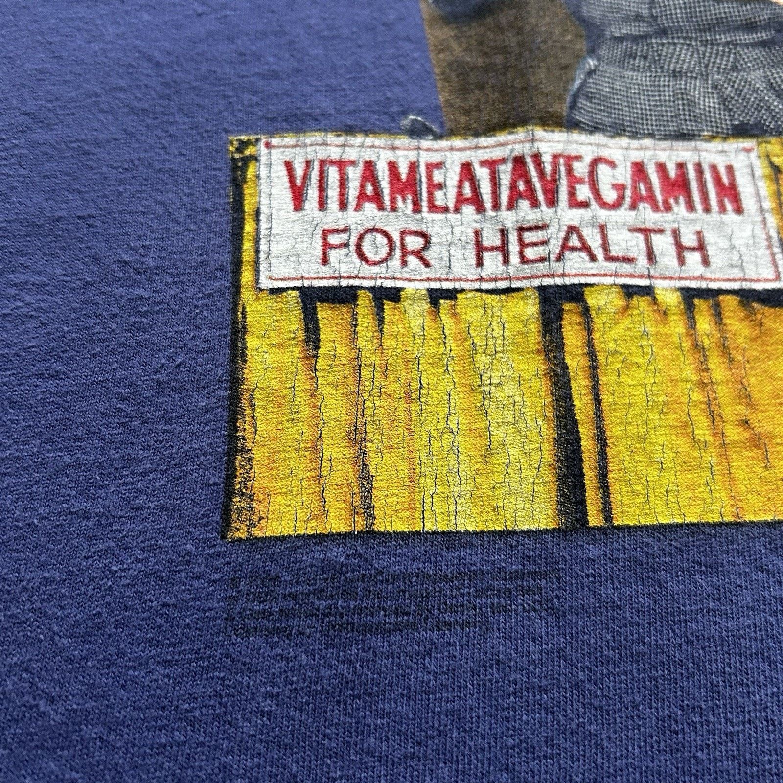 Gildan Vintage I Love Lucy Vitameataveganin T Shirt Large Y2K Retro Size US L / EU 52-54 / 3 - 8 Thumbnail