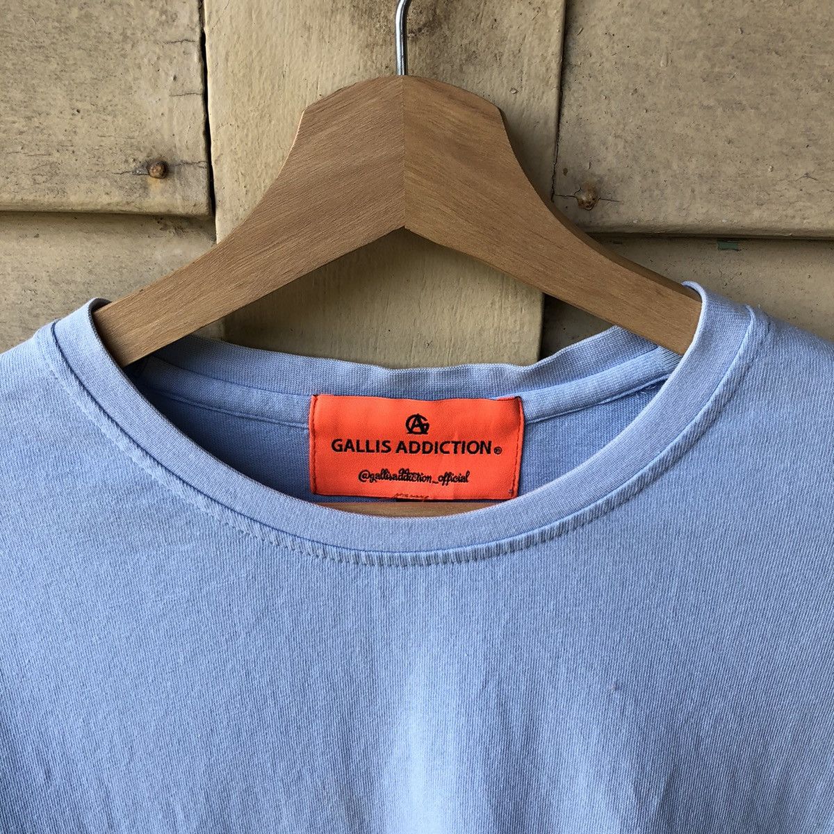 Japanese Brand GALLIS ADDICTION Over Saiz Tshirt Size US XL / EU 56 / 4 - 9 Thumbnail