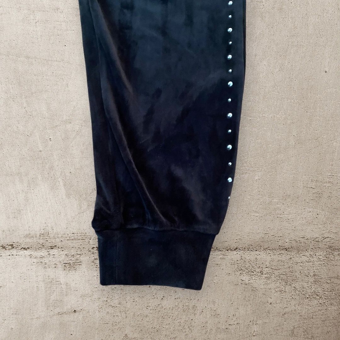 Juicy Couture Juicy Couture Y2K Velour Bling Track Pants Jogger Sweatpants Size 32" / US 10 / IT 46 - 4 Thumbnail