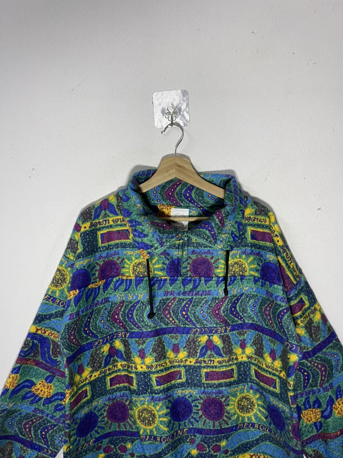 Vintage Vintage Samsousan Design Australia fleece halfzip sweatshirt Size US L / EU 52-54 / 3 - 6 Thumbnail