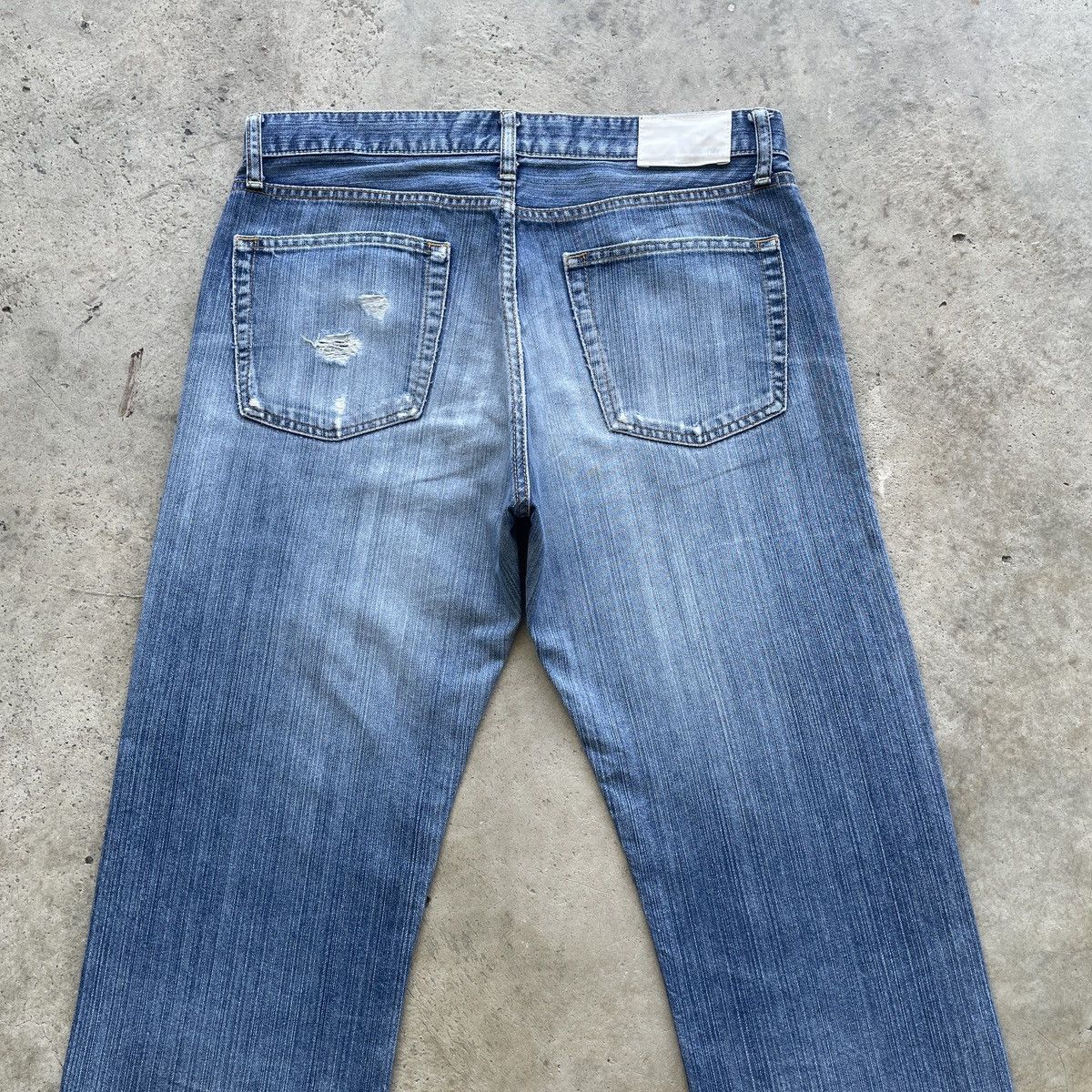 Japanese Brand × Jean × Vintage W33x28.5 Vintage Japanese Jeans Faded Denim Pants Size US 33 - 9 Thumbnail