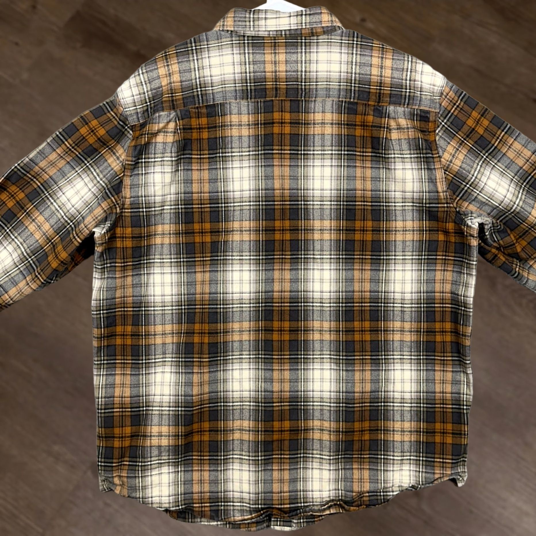 Carhartt Carhartt Shirt Mens XL Brown Original Fit Flannel Button Up Plaid Workwear EUC Size US XL / EU 56 / 4 - 1 Thumbnail