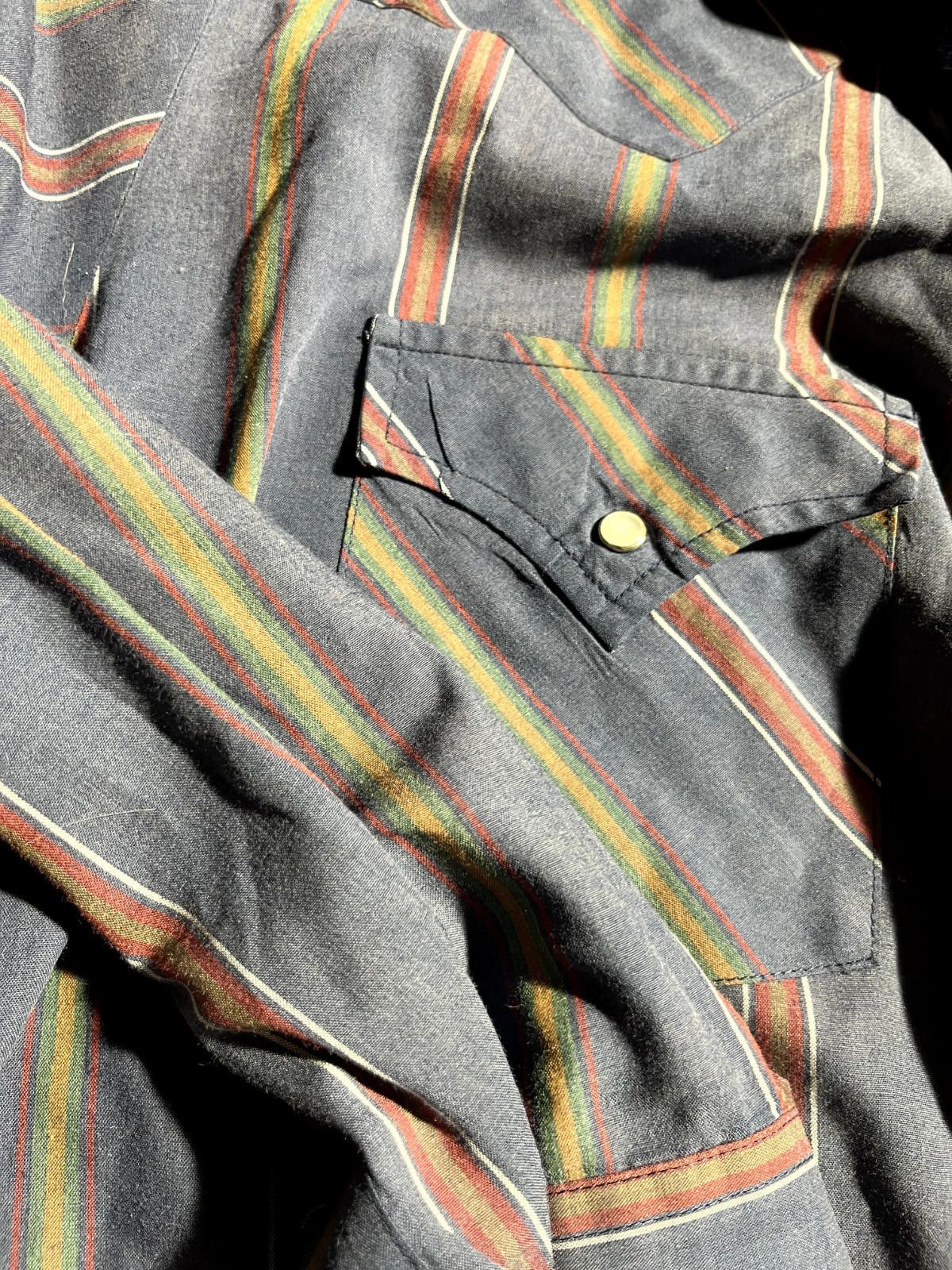 Designer VTG Western Shirt Ely Plains Sz L Rockabilly Pearl Cowboy Size US L / EU 52-54 / 3 - 2 Thumbnail