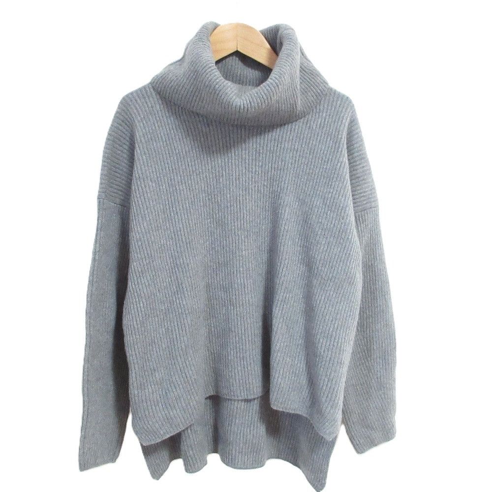 Other Other Drawer 9G Ribbed Knit Turtleneck Sweater Others Tops DUTY FREE for USA Size ONE SIZE - 1 Thumbnail