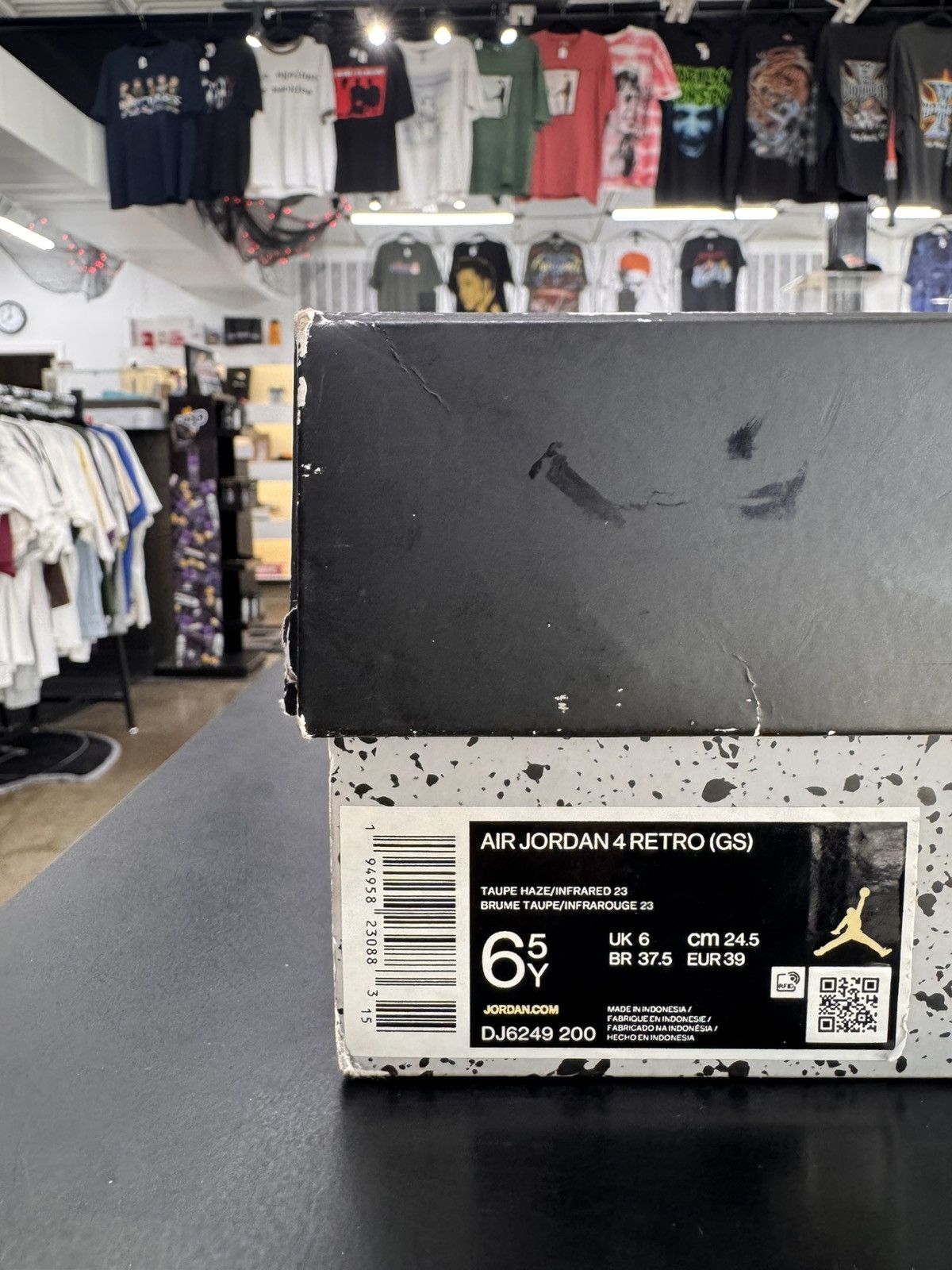 Jordan Brand Air Jordan 4 Taupe Haze Size 6.5Y (2021) Size US 6.5 / EU 39-40 - 12 Thumbnail