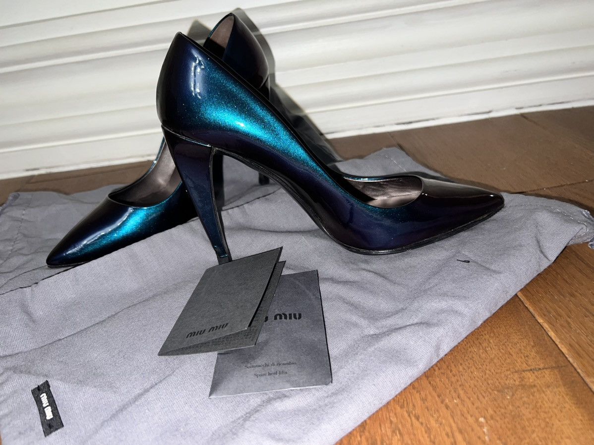 Miu Miu leather shoes miu miu Size US 4 / IT 34 - 2 Thumbnail