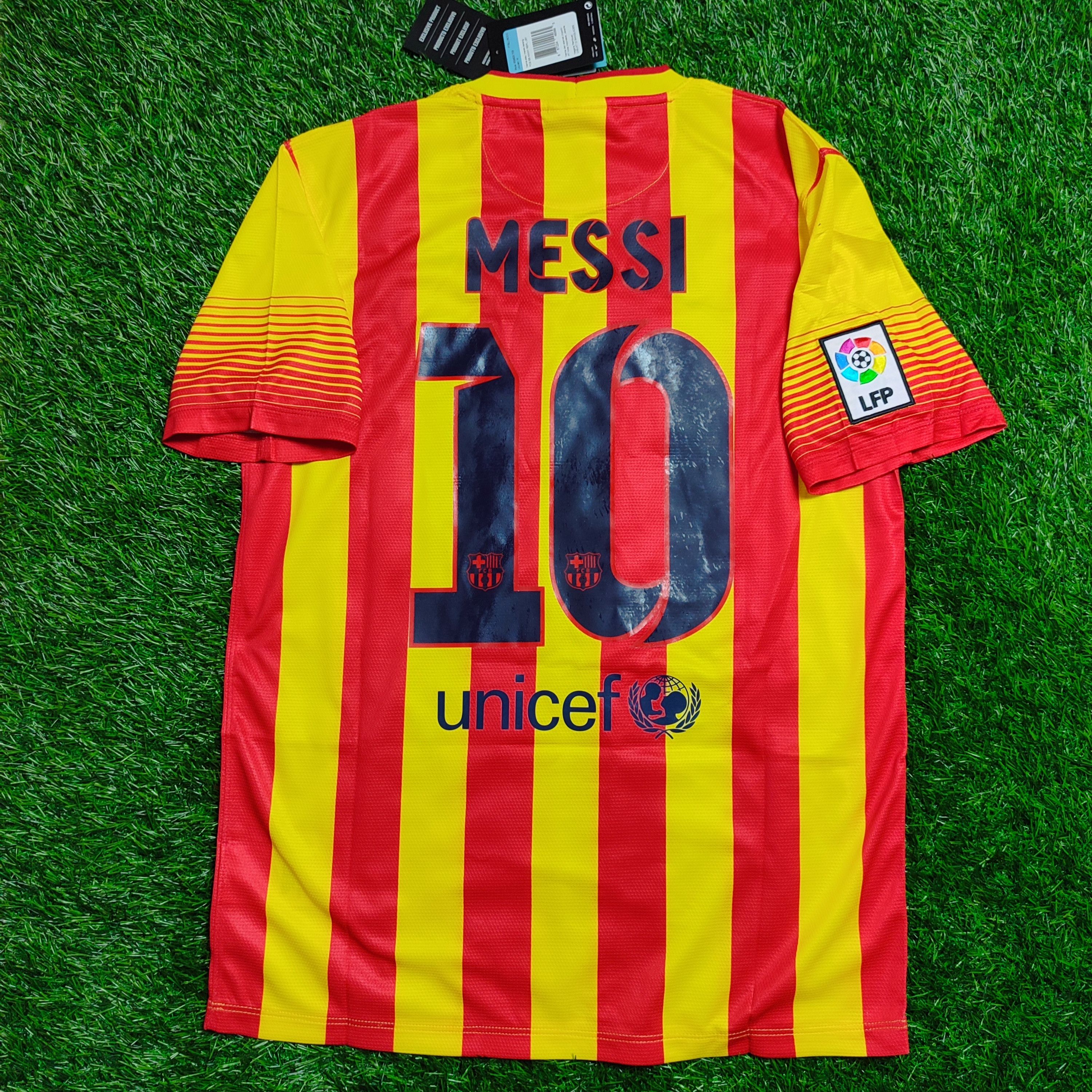 Nike Barcelona Away 2013-14 Messi #10 Soccer Jersey Size US M / EU 48-50 / 2 - 2 Thumbnail