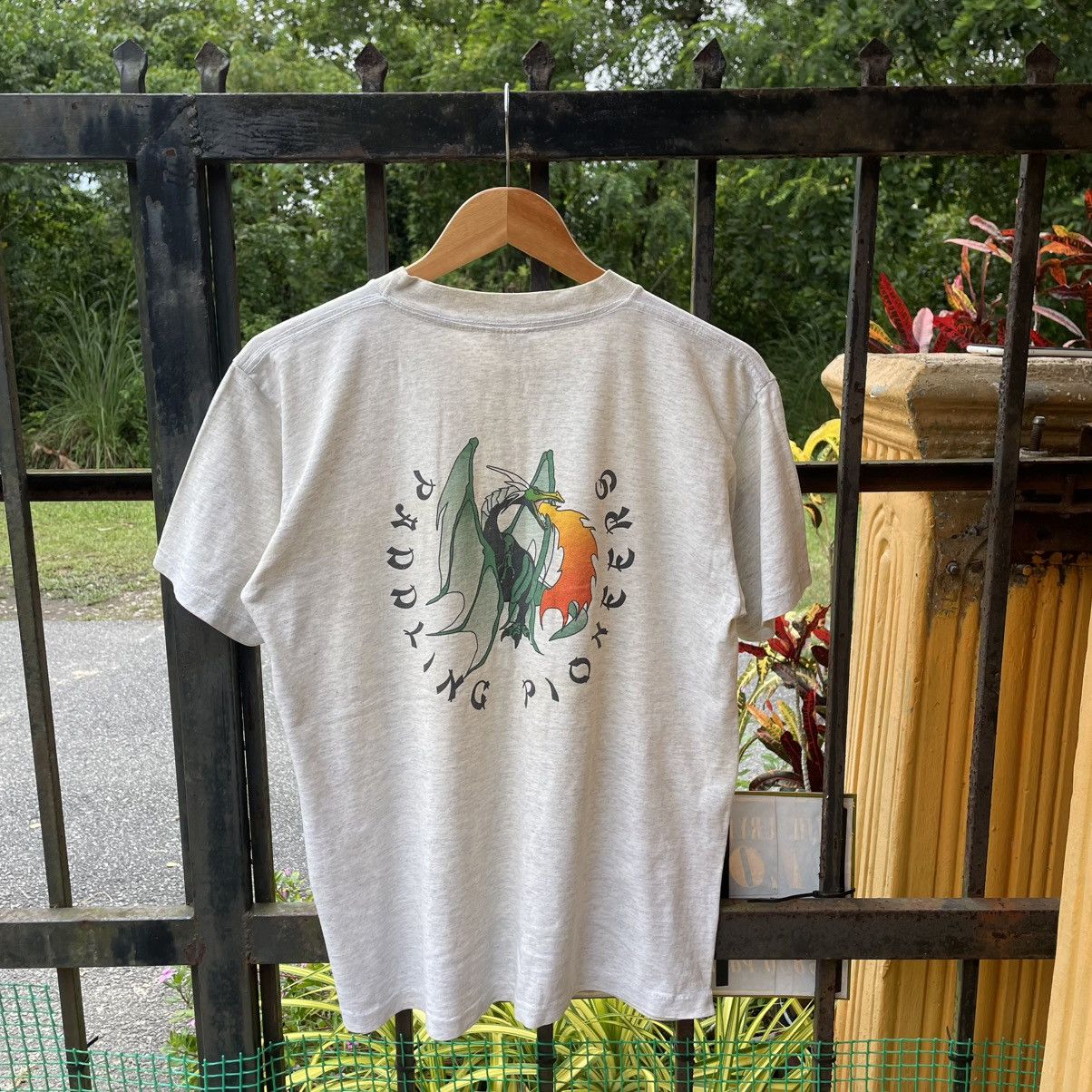 Other 🔥Vintage 90s Paddling Pioneer Big Dragon Logo Tee Size US M / EU 48-50 / 2 - 1 Thumbnail