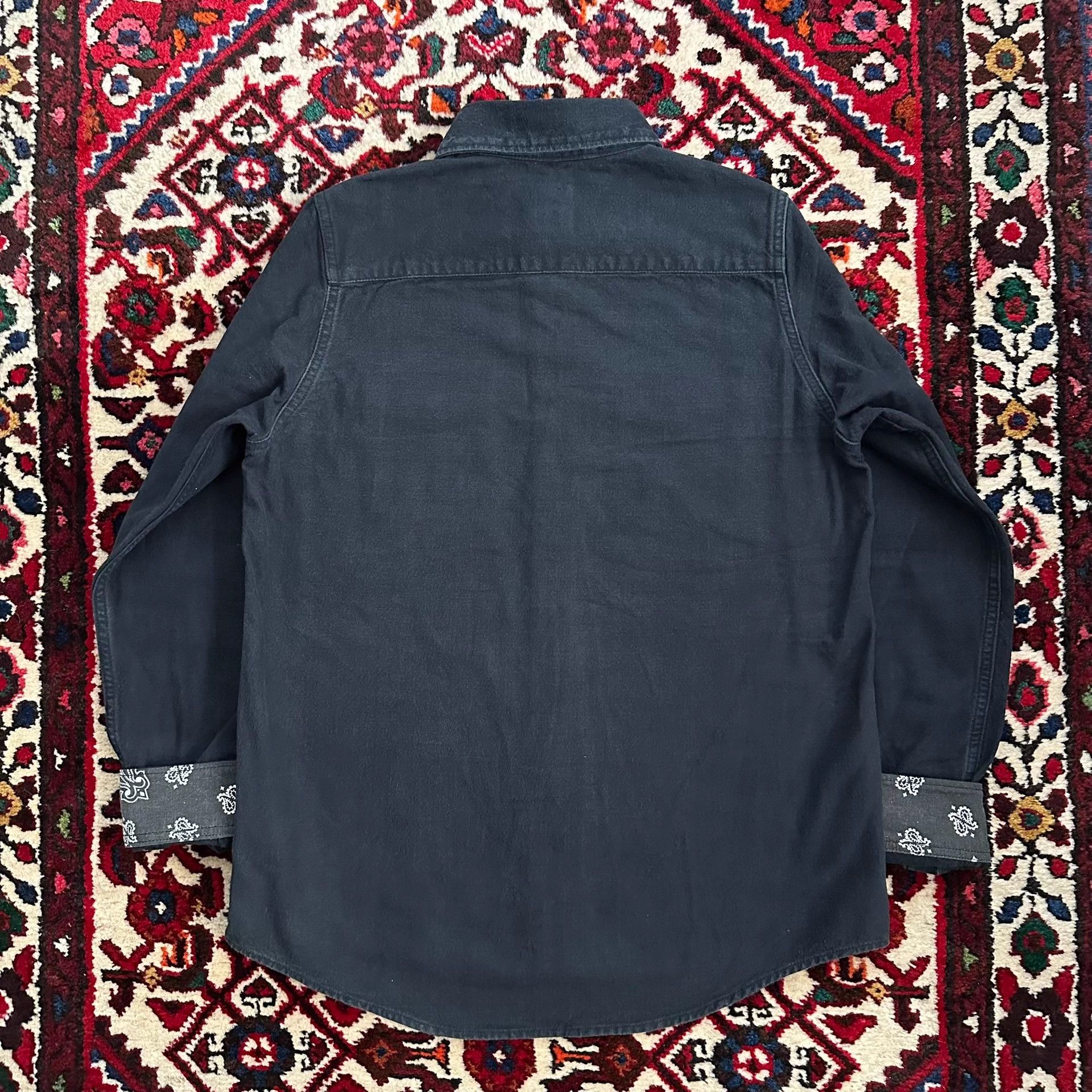 Visvim Visvim 18aw ICT Black ELK Flannel Shirt Bandana 2 Vintage Size US M / EU 48-50 / 2 - 2 Thumbnail