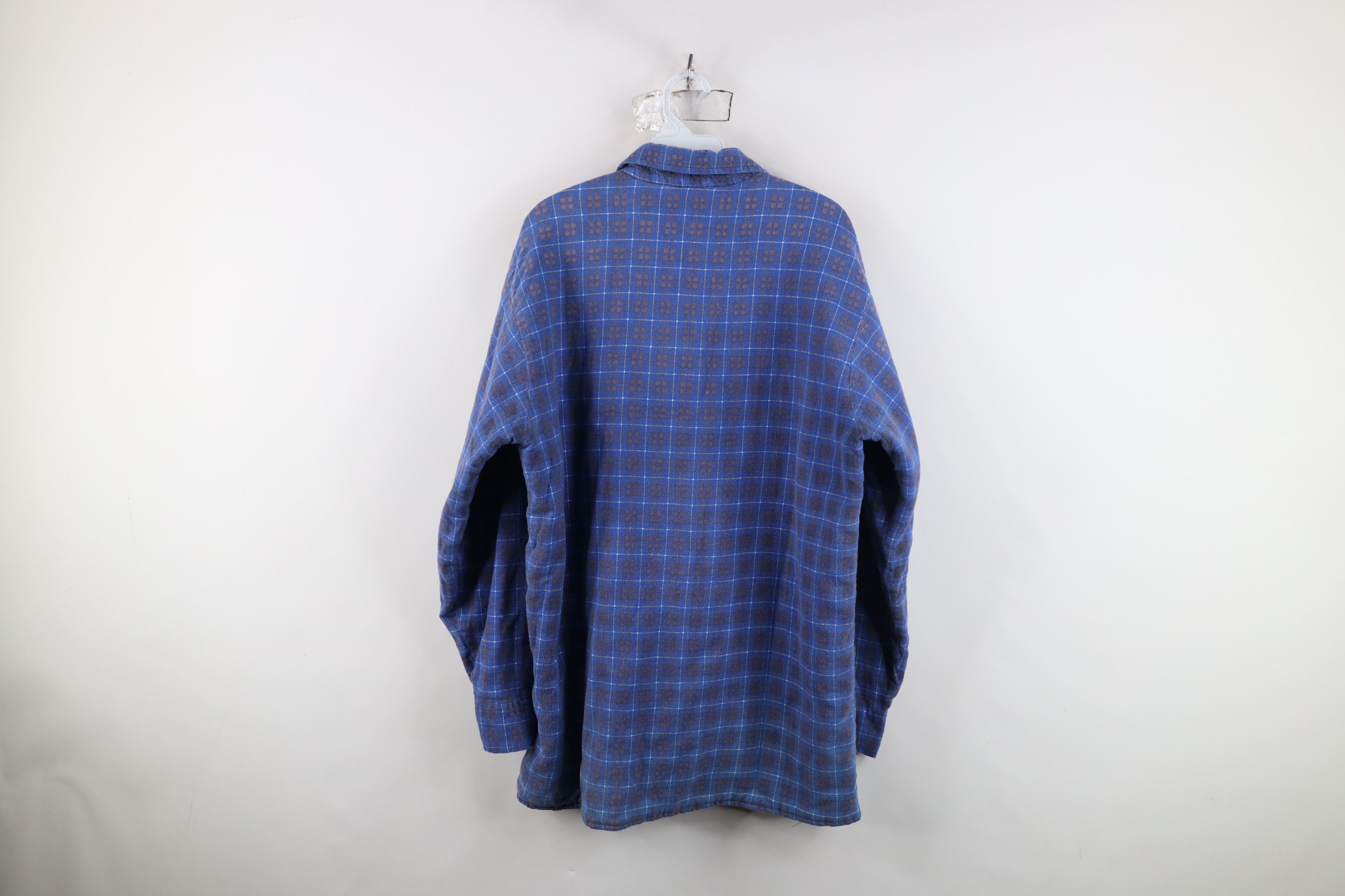 Lee Vintage 70s Lee Flannel Button Shirt Jacket Jac Shirt Size US L / EU 52-54 / 3 - 11 Thumbnail