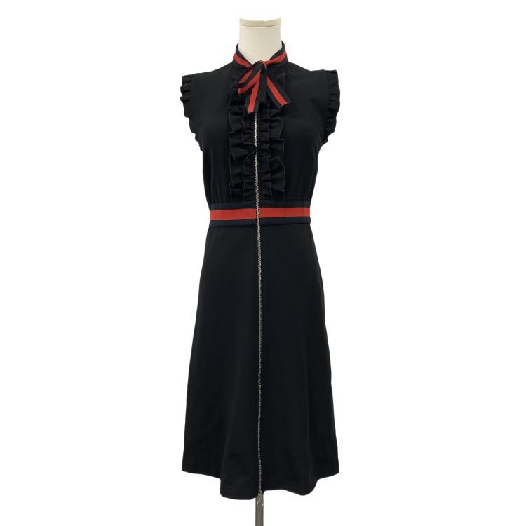 Gucci Gucci Web Trim Zip Dress Size M Size M / US 6-8 / IT 42-44 - 1 Thumbnail
