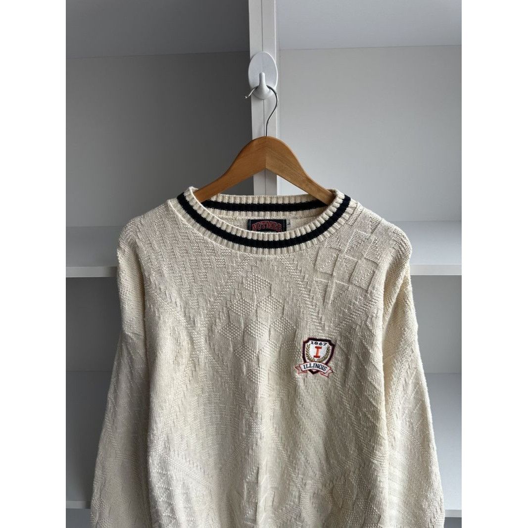 Nutmeg VTG Illinois Nutmeg USA Beige Knitted Sweater Size US L / EU 52-54 / 3 - 4 Thumbnail