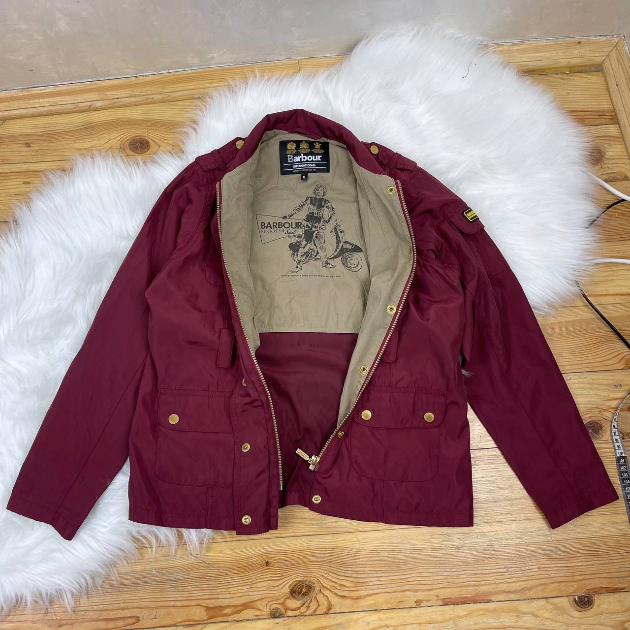 Barbour Barbour International Farleigh Casual Jacket Burgundy XL Size L / US 10 / IT 46 - 7 Thumbnail