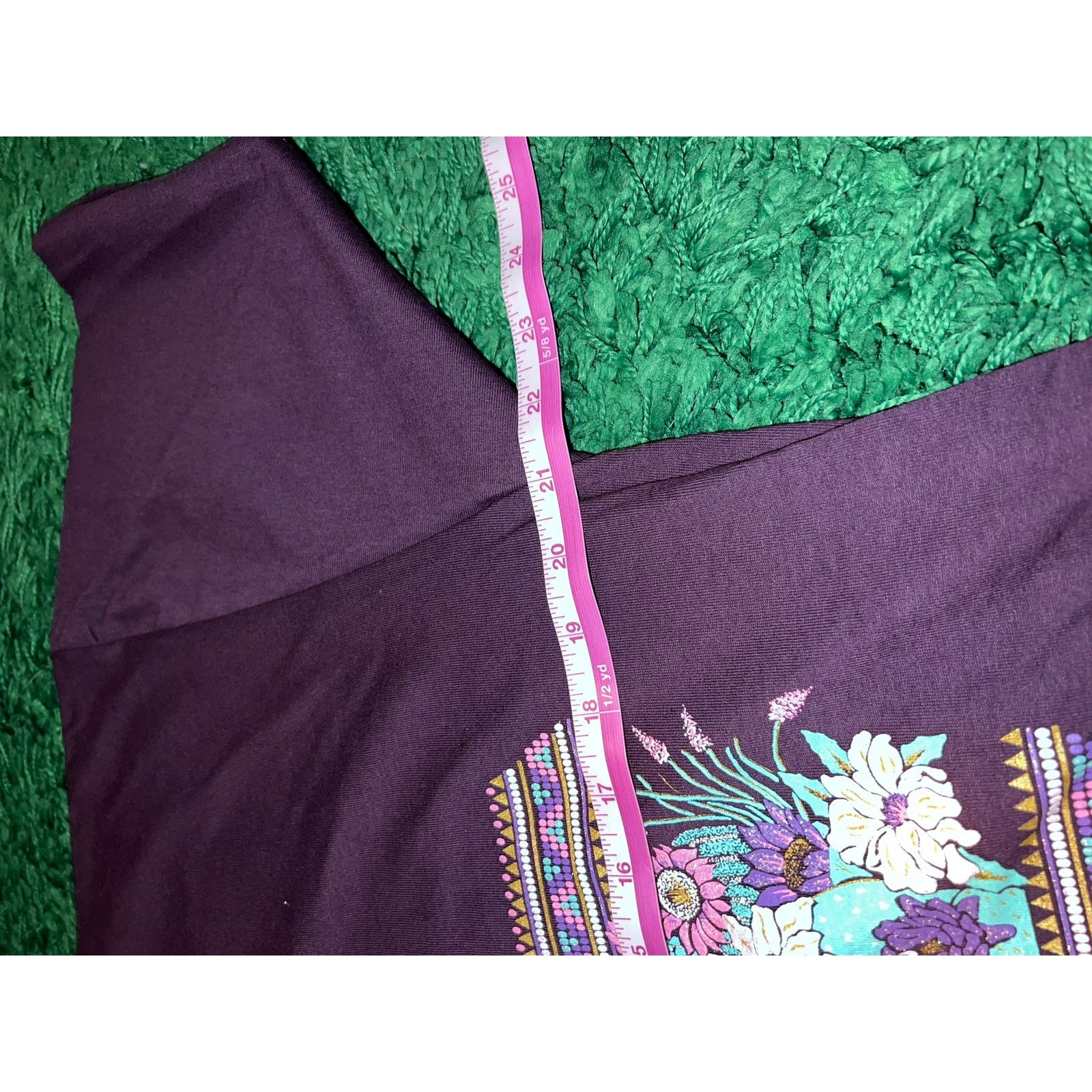 Jerzees Vintage Las Vegas Shirt Desert Flowers Purple Tee VTG 90s L Size US L / EU 52-54 / 3 - 10 Thumbnail