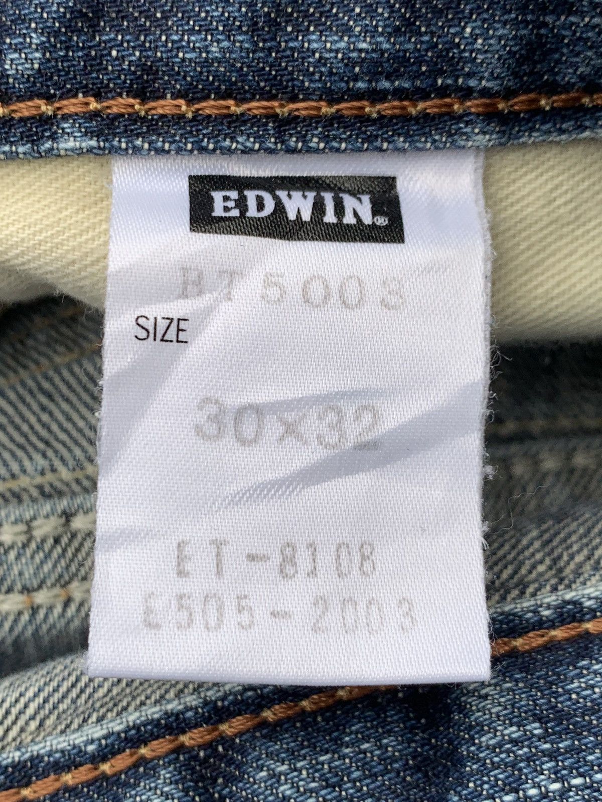 Edwin 90s EDWIN BLUE TRIP NICE FADED. Size US 32 / EU 48 - 7 Thumbnail