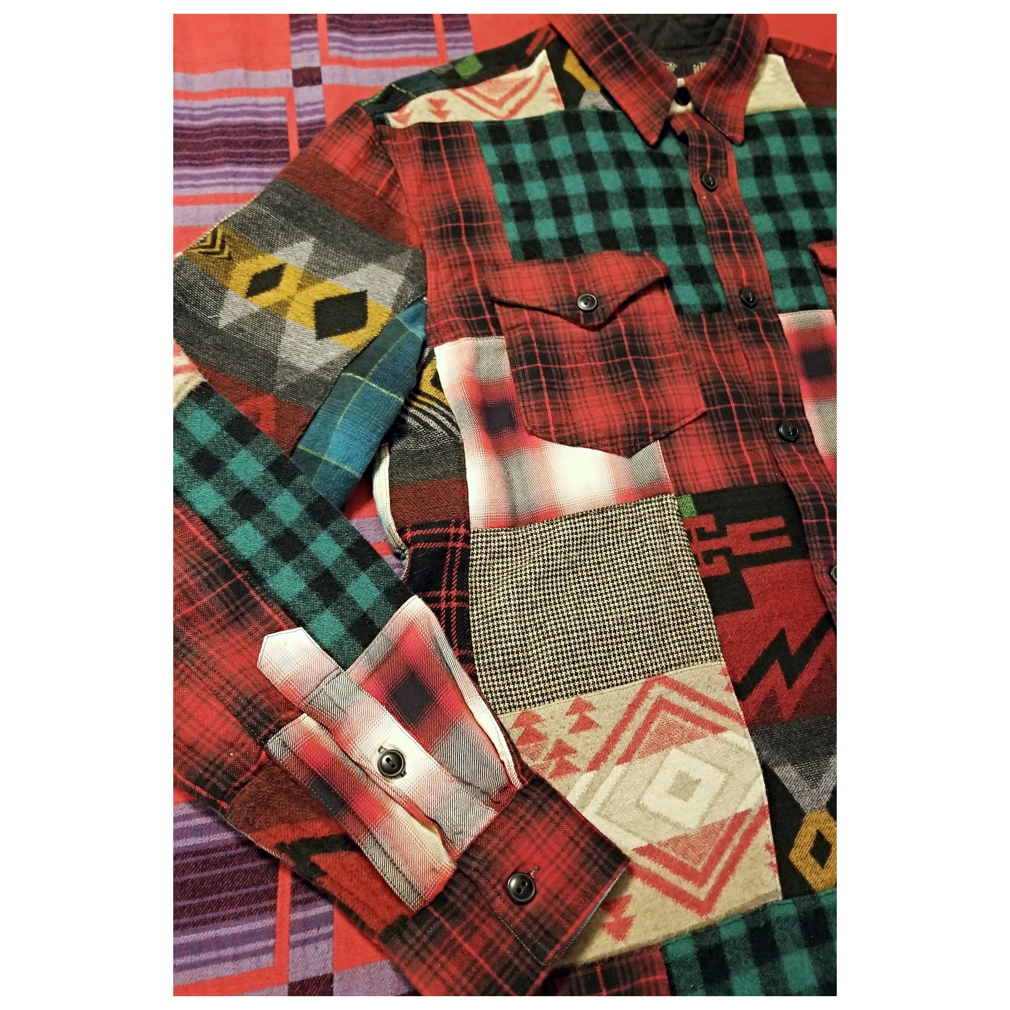 Polo Ralph Lauren *NWOT* DOUBLE RL RALPH LAUREN WOOL PATCHWORK SHIRT- MEDIUM Size US M / EU 48-50 / 2 - 8 Thumbnail