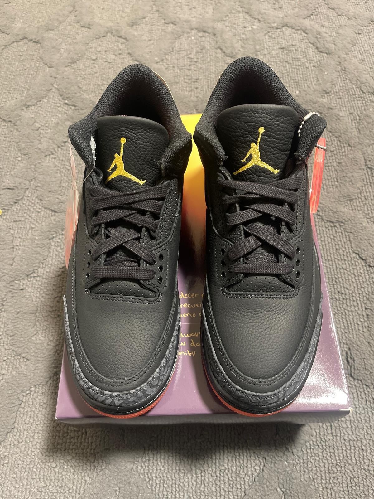 Jordan Brand JORDAN 3 RETRO J BALVIN RIO Size 6.5 signing by J balvin Size US 6.5 / EU 39-40 - 5 Thumbnail
