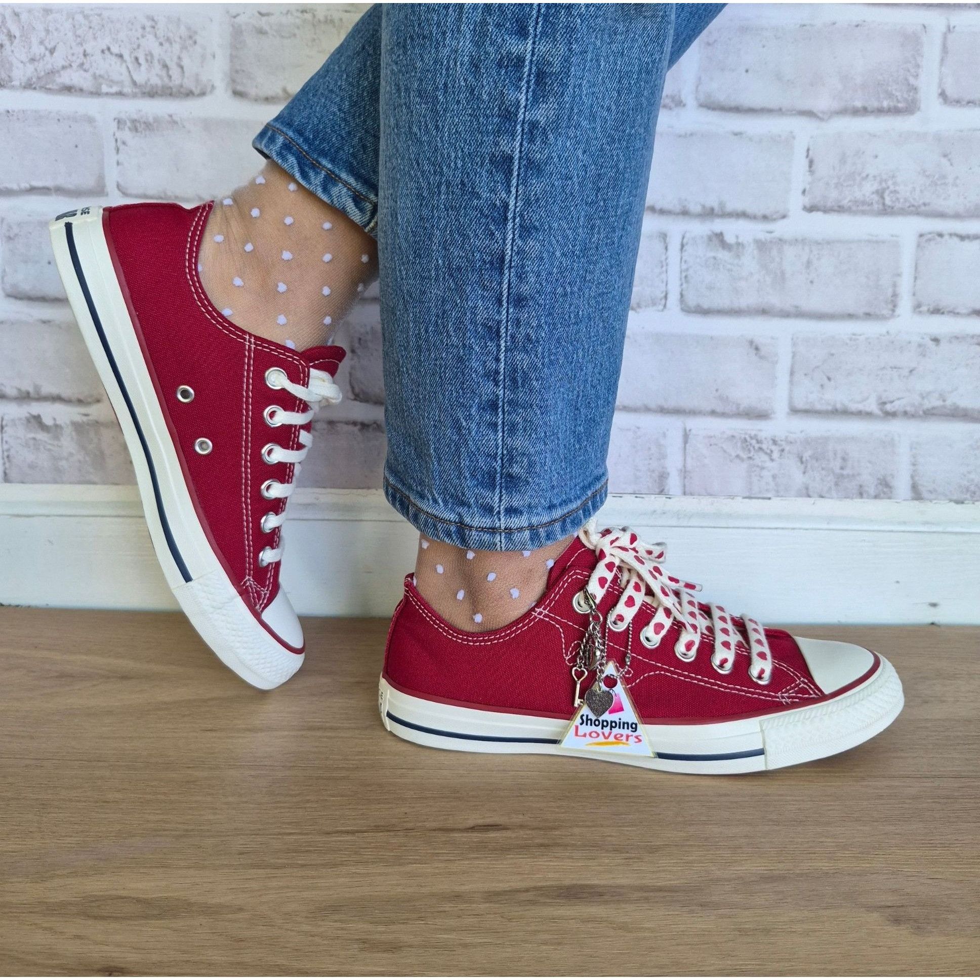 Converse ⭐Converse Chuck Taylor Valentine's Day Low 9.5 Womens shoes Size US 9.5 / IT 39.5 - 3 Thumbnail