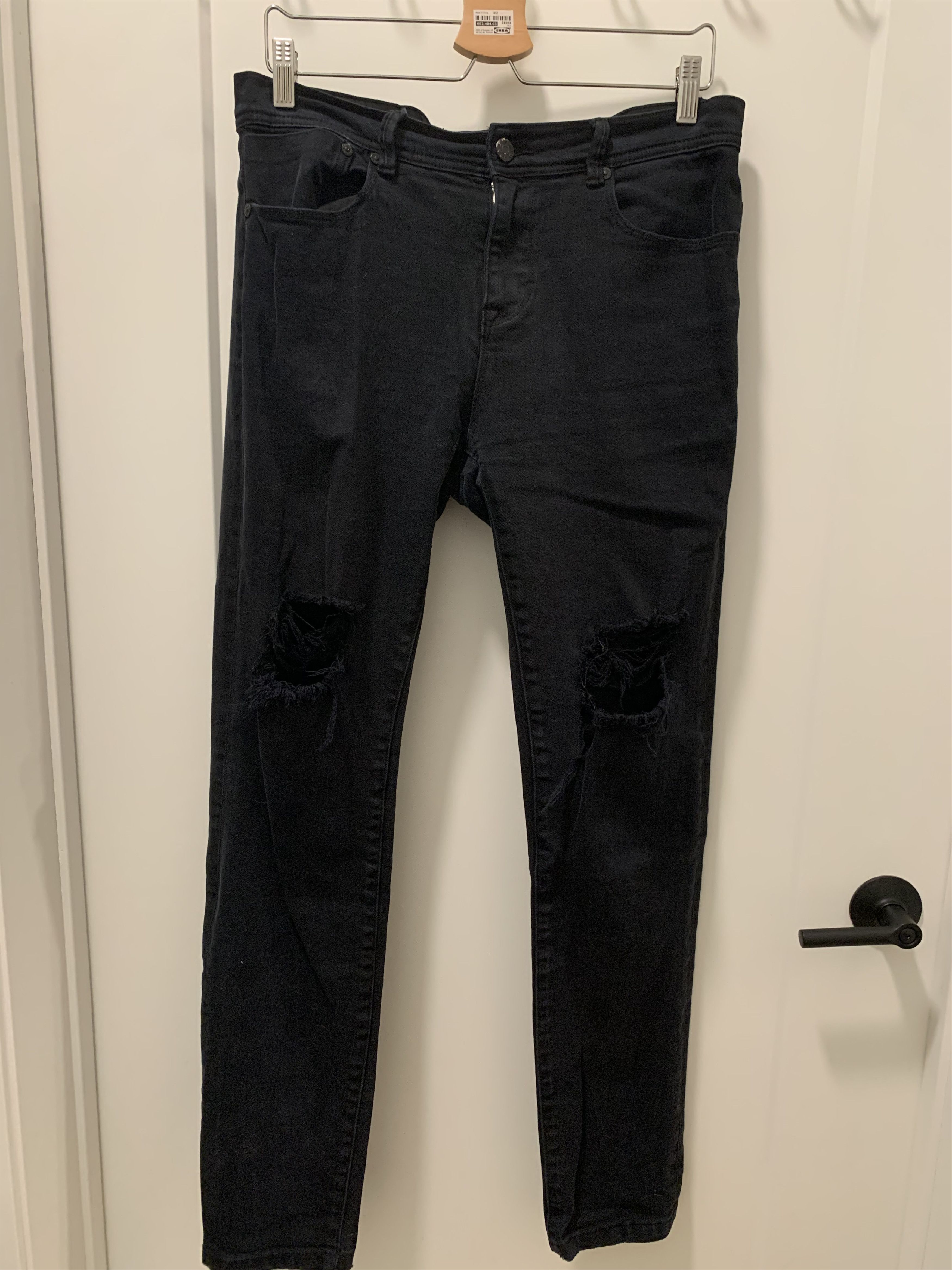 Stampd stampd 2016 style slim jeans with knees open Size US 32 / EU 48 - 1 Thumbnail
