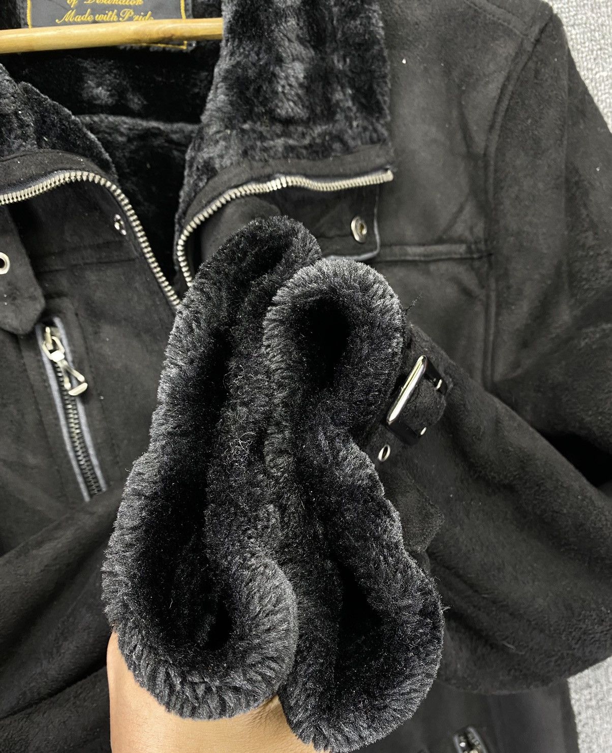 If Six Was Nine Vintage ROUSHATTE Shell Garments B3 Sherling Jacket Size US L / EU 52-54 / 3 - 12 Thumbnail
