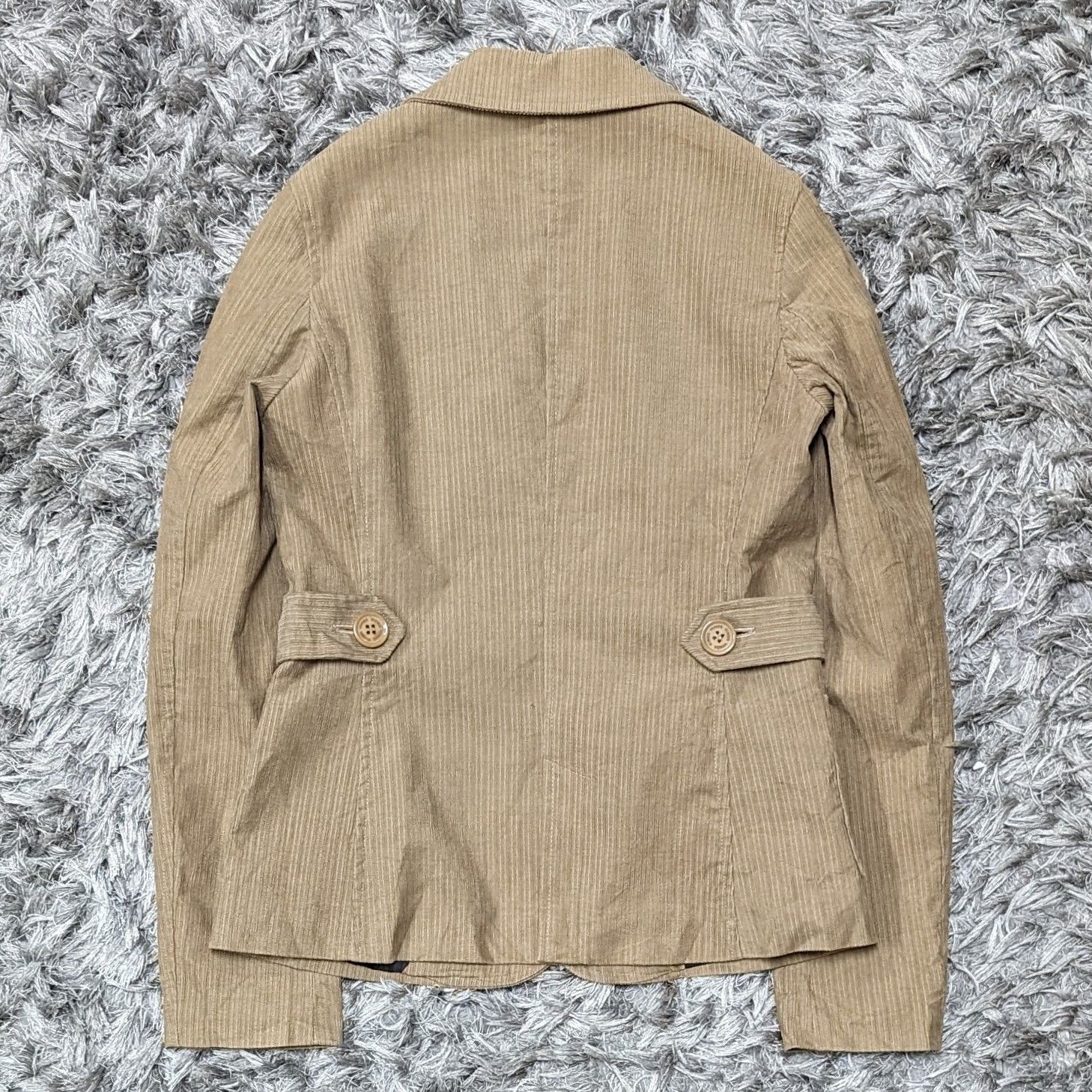 Sonia Rykiel Sonia by Sonia Rykiel Single Button Stripe Jacket Coat Size S / US 4 / IT 40 - 3 Thumbnail