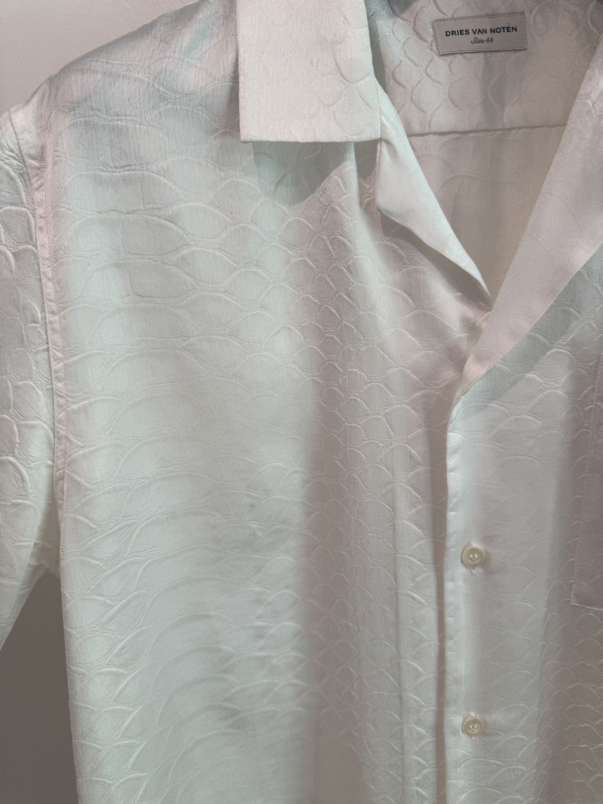 Dries Van Noten Dries van Noten Scale Short Sleeve Shirt Size US S / EU 44-46 / 1 - 3 Thumbnail