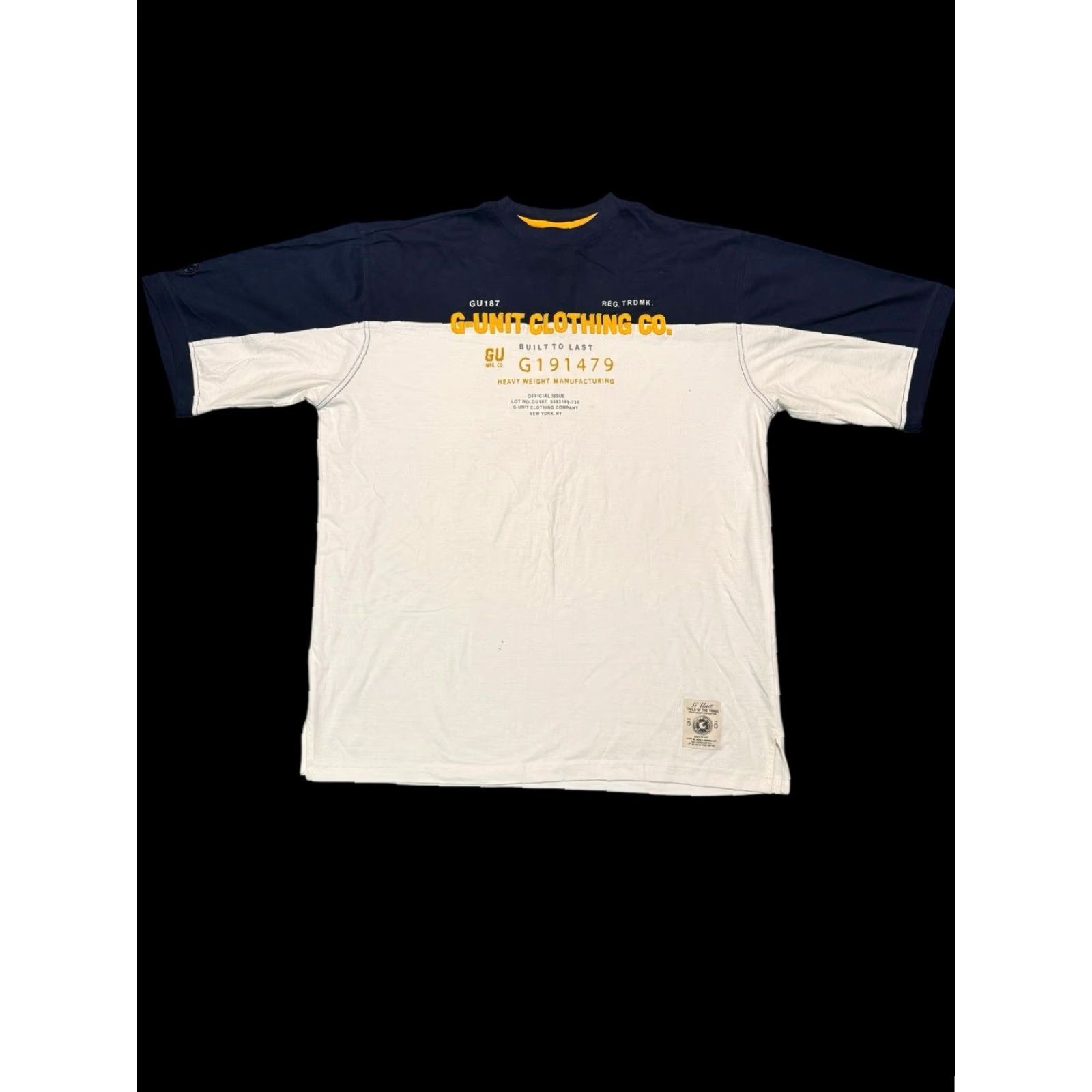 Vintage VINTAGE G-Unit Heavy Weight Shirt Mens 2XL Y2K Rap Short Sleeve Two-tone Shirt Size US XXL / EU 58 / 5 - 2 Thumbnail