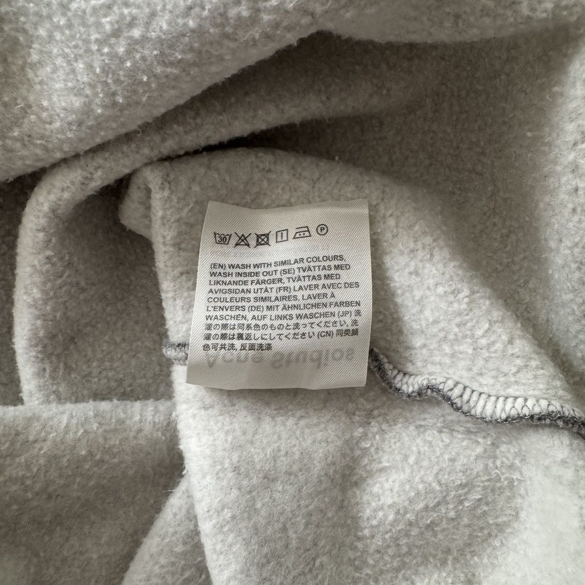 Acne Studios Acne Studios Flogho Sweatshirt (Grey) Size XS Size US XS / EU 42 / 0 - 4 Thumbnail