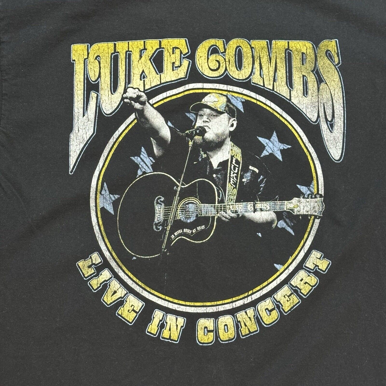 Gildan Luke Combs Large T-Shirt What You See Is what You Get Tour Size US L / EU 52-54 / 3 - 2 Thumbnail