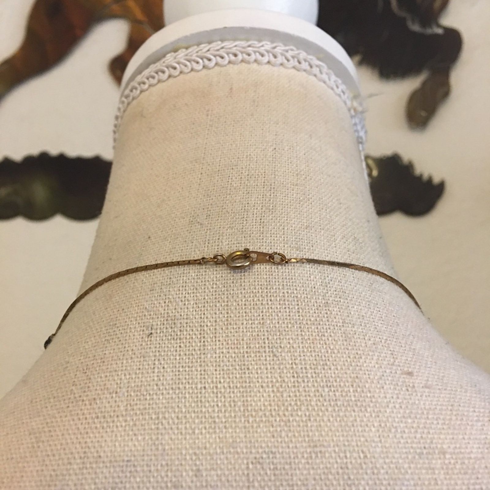 Vintage Vintage 80s beaded gold tone chain necklace Size ONE SIZE - 4 Thumbnail