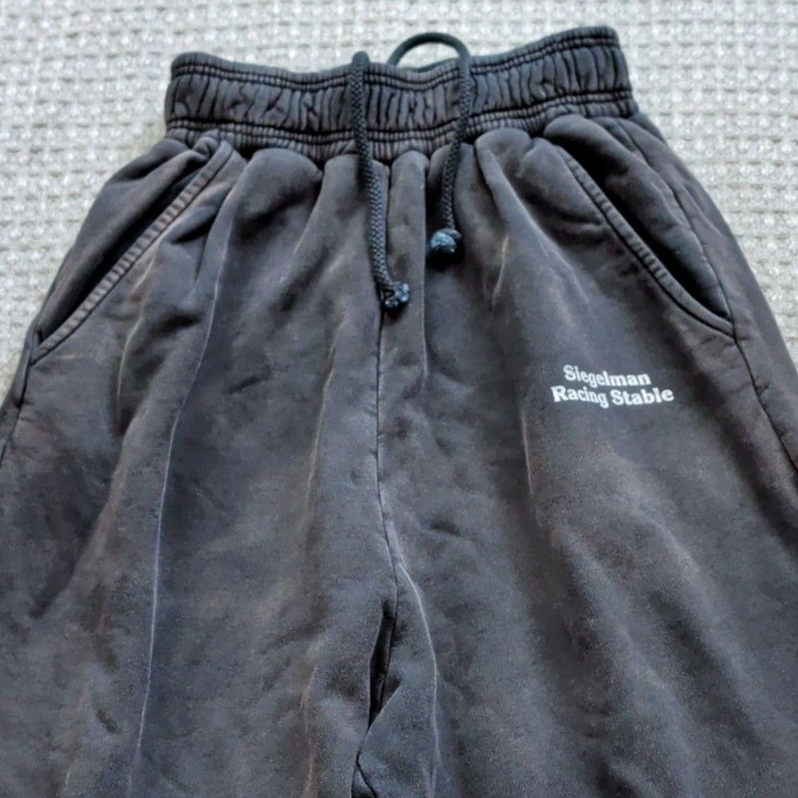 Siegelman Stable Sweatpants Mens Xs Gray Organic Cotton Fleece Joggers Pants Usa, Men's (Size 27) — image 2 of 6
