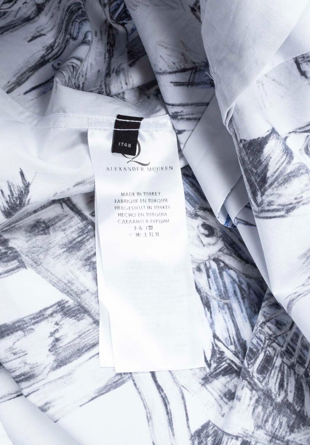 Alexander McQueen New Alexander Mcqueen Men Shirt Size ITA48/Medium, S1271 Size US M / EU 48-50 / 2 - 8 Thumbnail