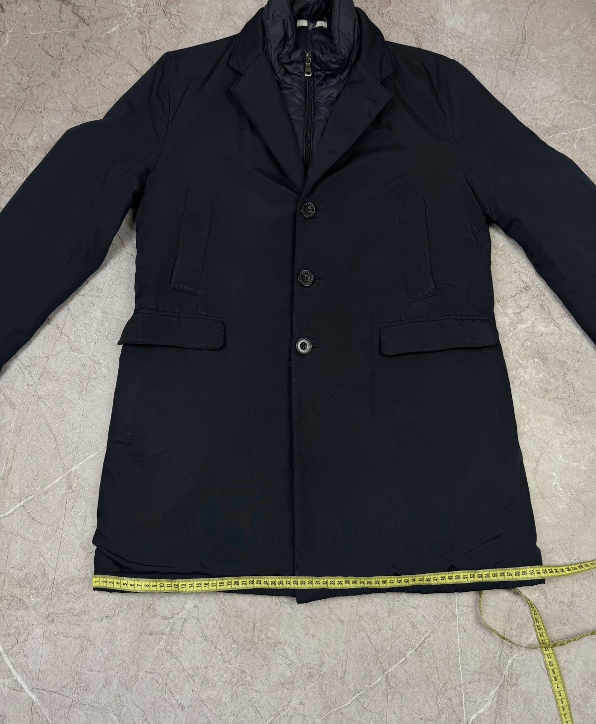 Boggi Men's Boggi Milano Padded Navy Coat Jacket Size 52 Size US L / EU 52-54 / 3 - 24 Thumbnail