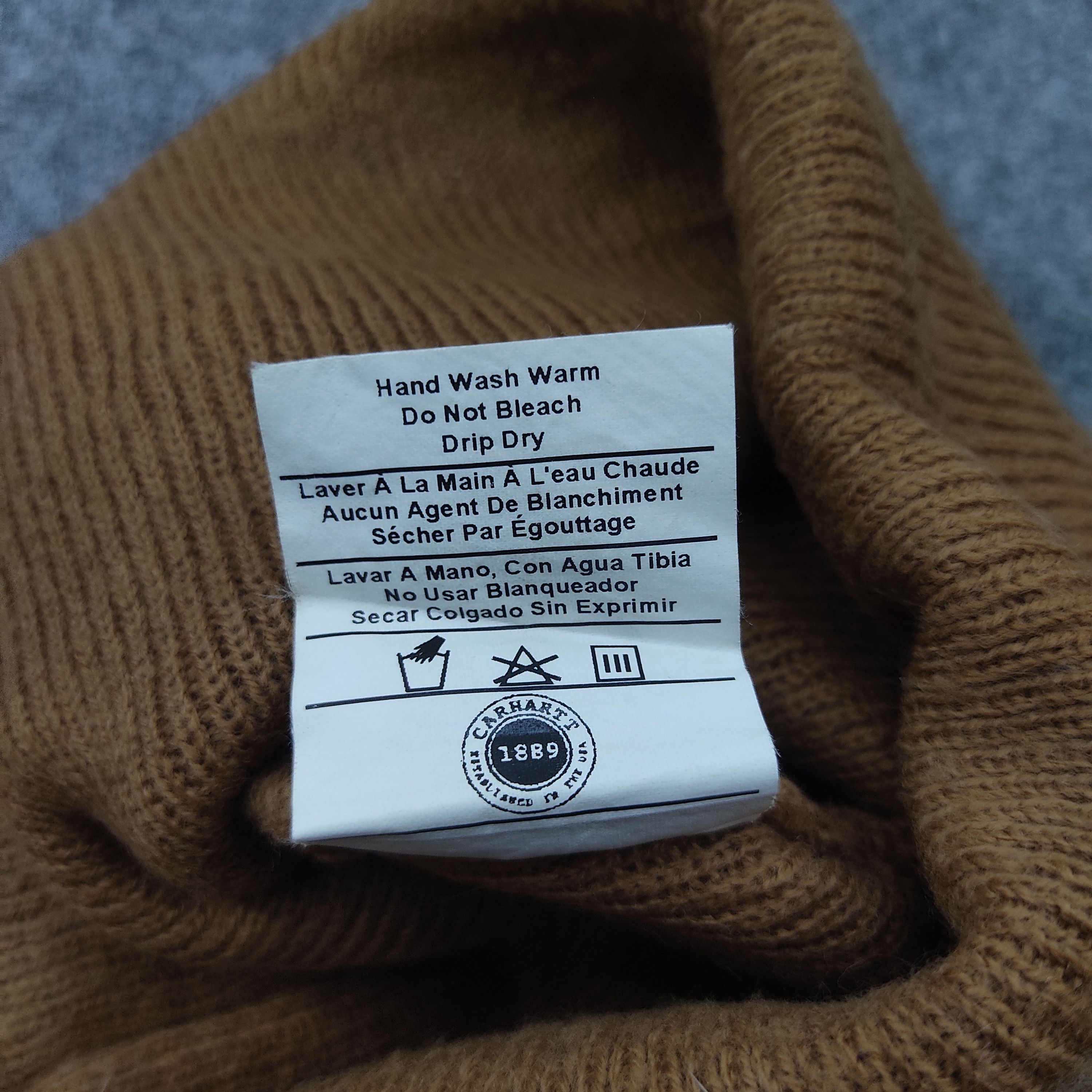 Carhartt × Vintage Carhartt Plain Beanie / Snow Hat / Snow Cap Size ONE SIZE - 4 Thumbnail