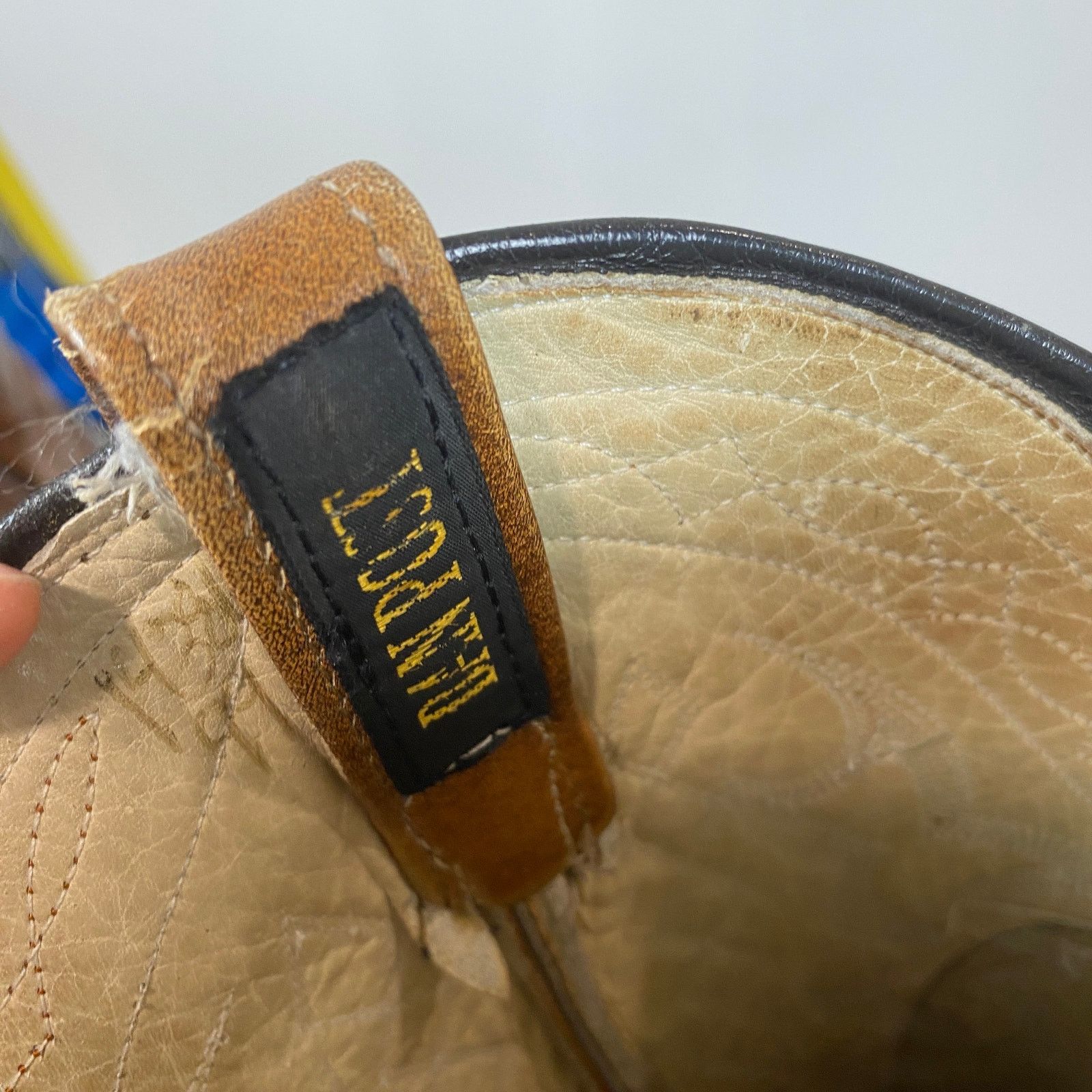 Dan Post × Vintage Vintage Dan Post Alligator Bias Cut Western 6933 Boots 8D Size US 8 / EU 41 - 8 Thumbnail