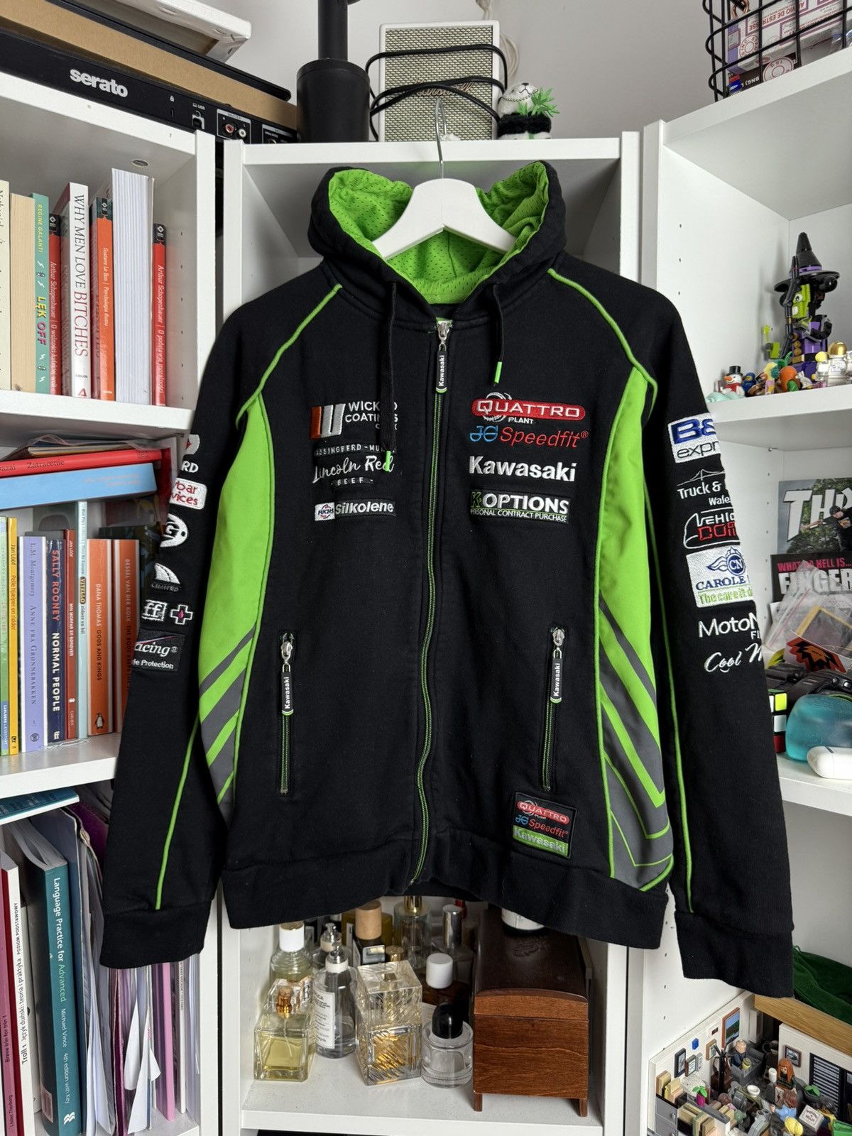 Yamaha Vintage y2k Kawasaki moto racing zip hoodie XS yamaha nascar Size US XS / EU 42 / 0 - 1 Thumbnail